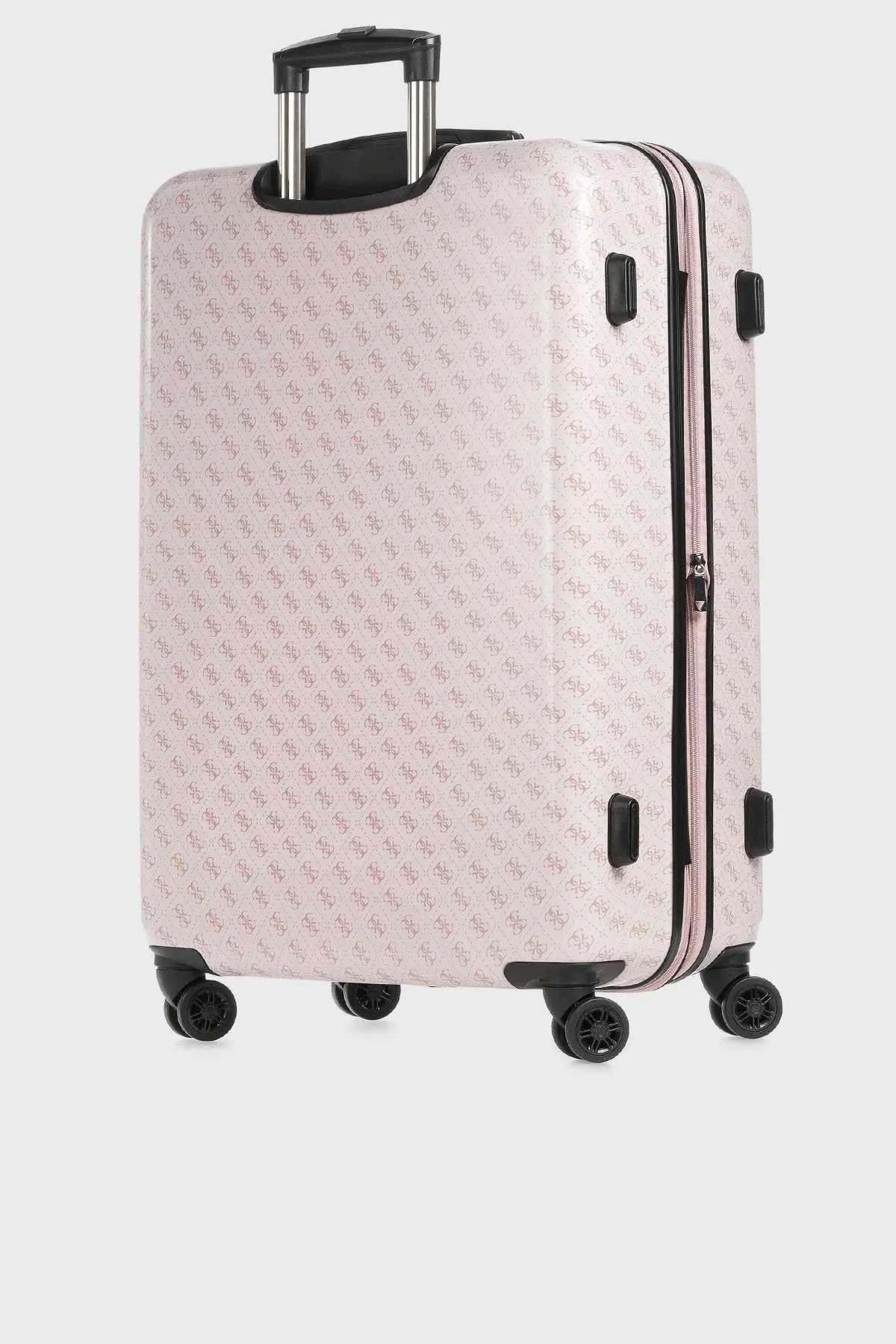 Guess Logolu Şifreli Fermuarlı Jesco Büyük Boy Bayan Valiz TWH83899880 ROS PEMBE - 2