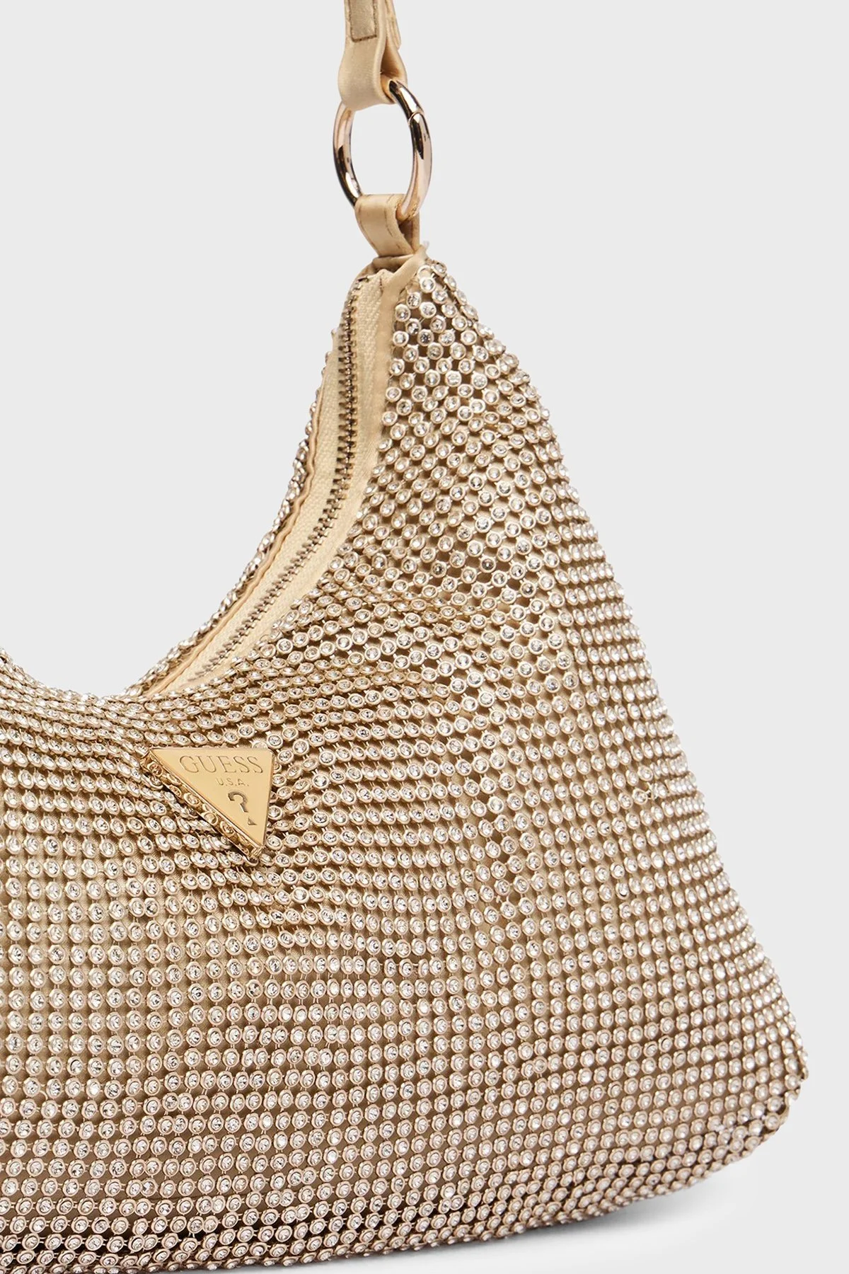 Guess Jewels Taşlı Omuz Askılı HWEG2248720 Kadın Çanta HWEG22 48720 GOL Gold - 6