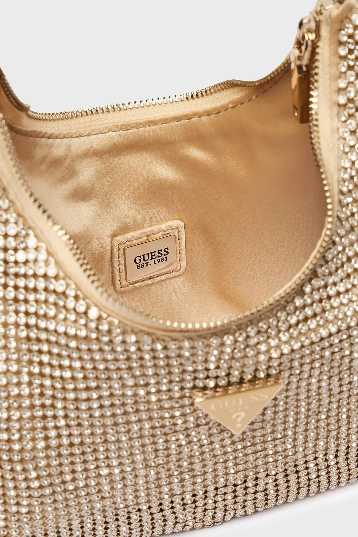 Guess Jewels Taşlı Omuz Askılı HWEG2248720 Kadın Çanta HWEG22 48720 GOL Gold - 7