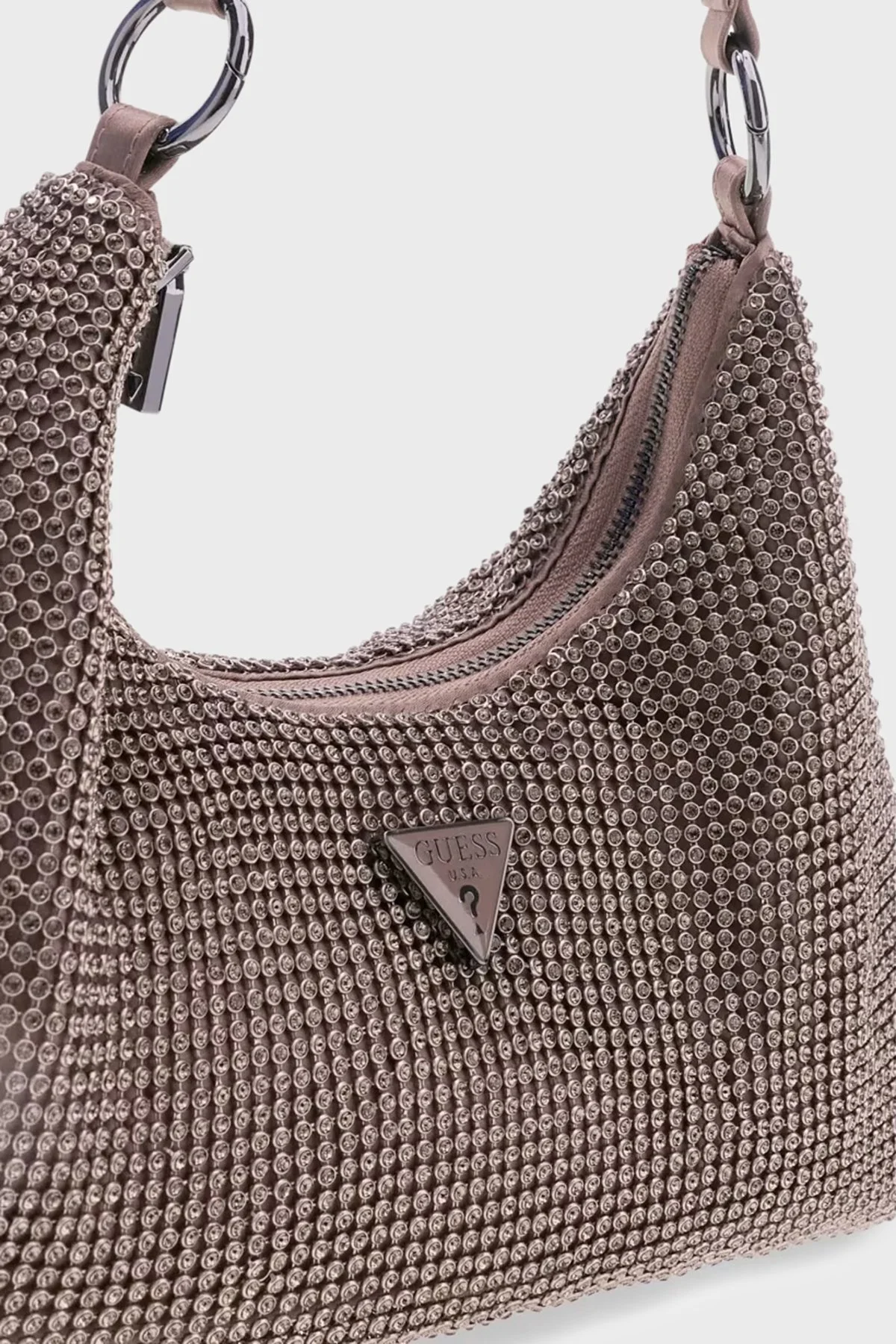 Guess Jewels Taşlı Omuz Askılı HWEM2248720 Kadın Çanta HWEM22 48720 PEW Bronz - 5
