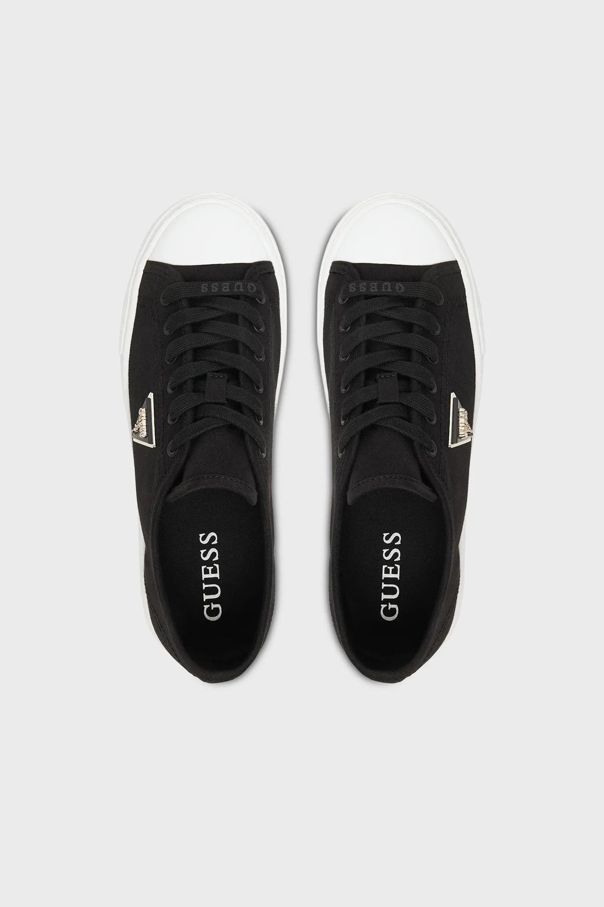 Guess Joezi Logolu Kalın Tabanlı Sneaker FLJJZ3FAB12 Bayan Ayakkabı FLJJZ3 FAB12 BLACK SİYAH - 3