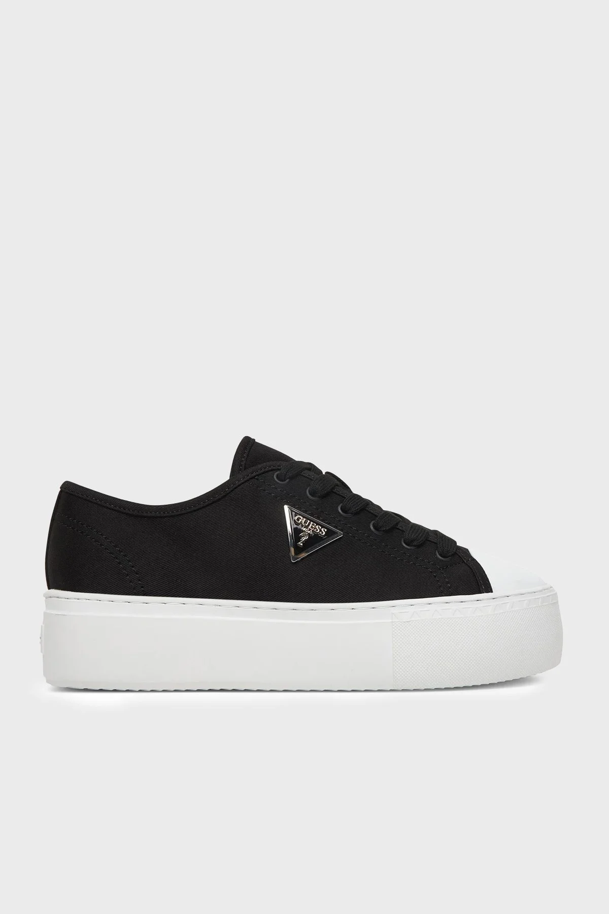 Guess Joezi Logolu Kalın Tabanlı Sneaker FLJJZ3FAB12 Kadın Ayakkabı FLJJZ3 FAB12 BLACK SİYAH - 1