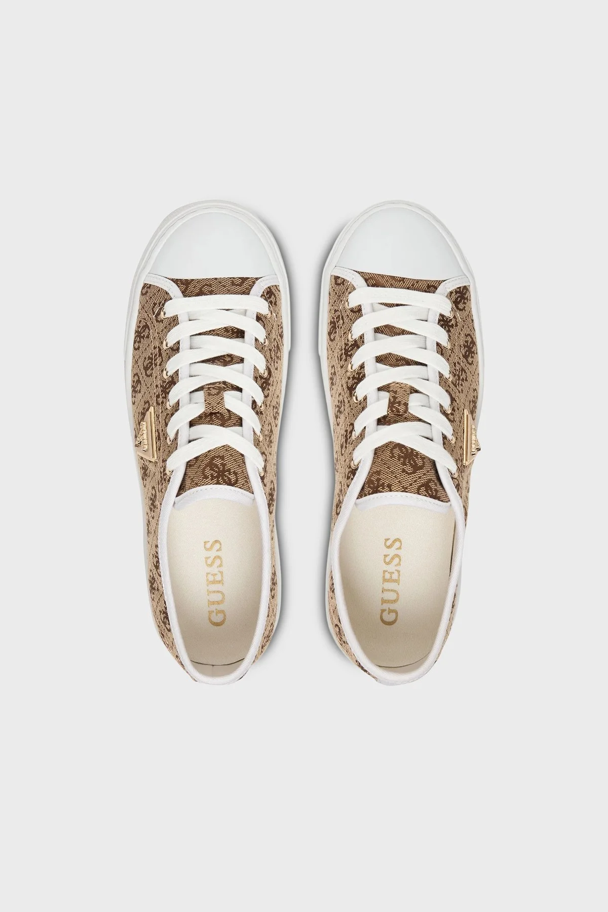 Guess Joezi Logolu Sneaker FLJJZ4FAL12 Kadın Ayakkabı FLJJZ4 FAL12 BEIBR KAHVE - 3