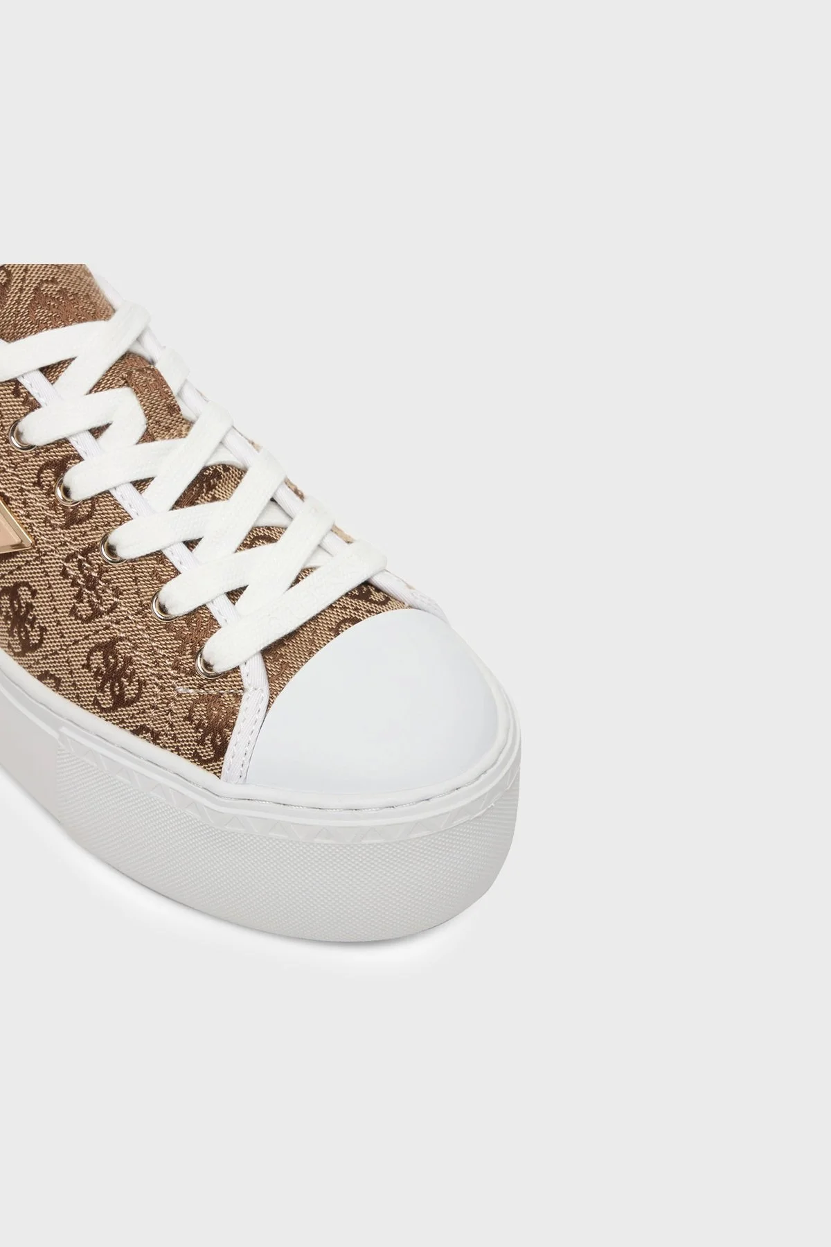 Guess Joezi Logolu Sneaker FLJJZ4FAL12 Kadın Ayakkabı FLJJZ4 FAL12 BEIBR KAHVE - 4