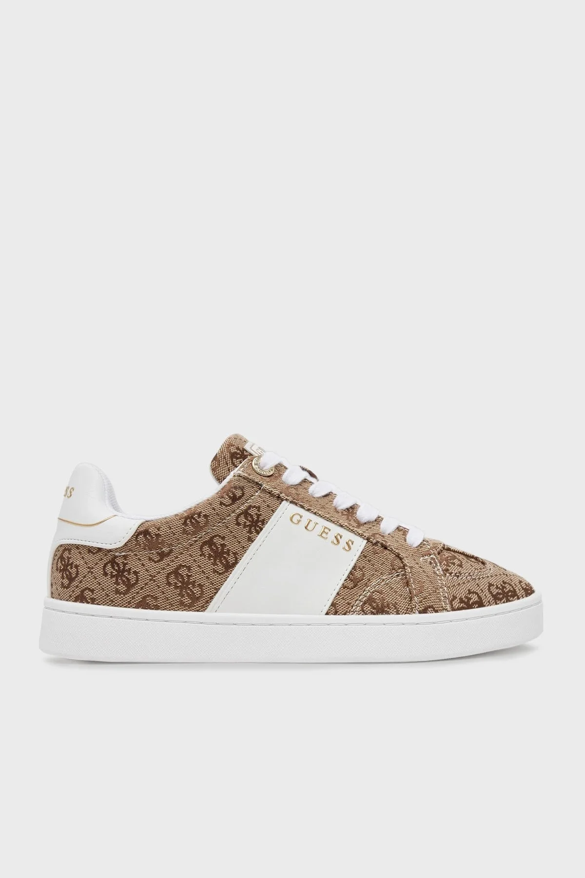 Guess Jrone5 4G Logolu Sneaker FLJRO5FAL12 Bayan Ayakkabı FLJRO5 FAL12 BEIBR KAHVE-BEYAZ - 7