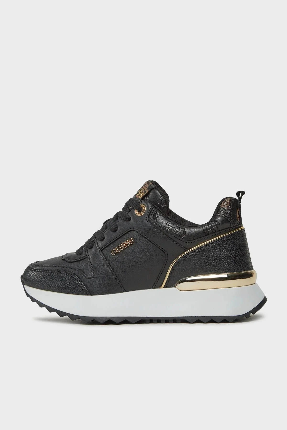 Guess Kaddy Sneaker Bayan Ayakkabı FL8DDYELE12 BLACK SİYAH - 4