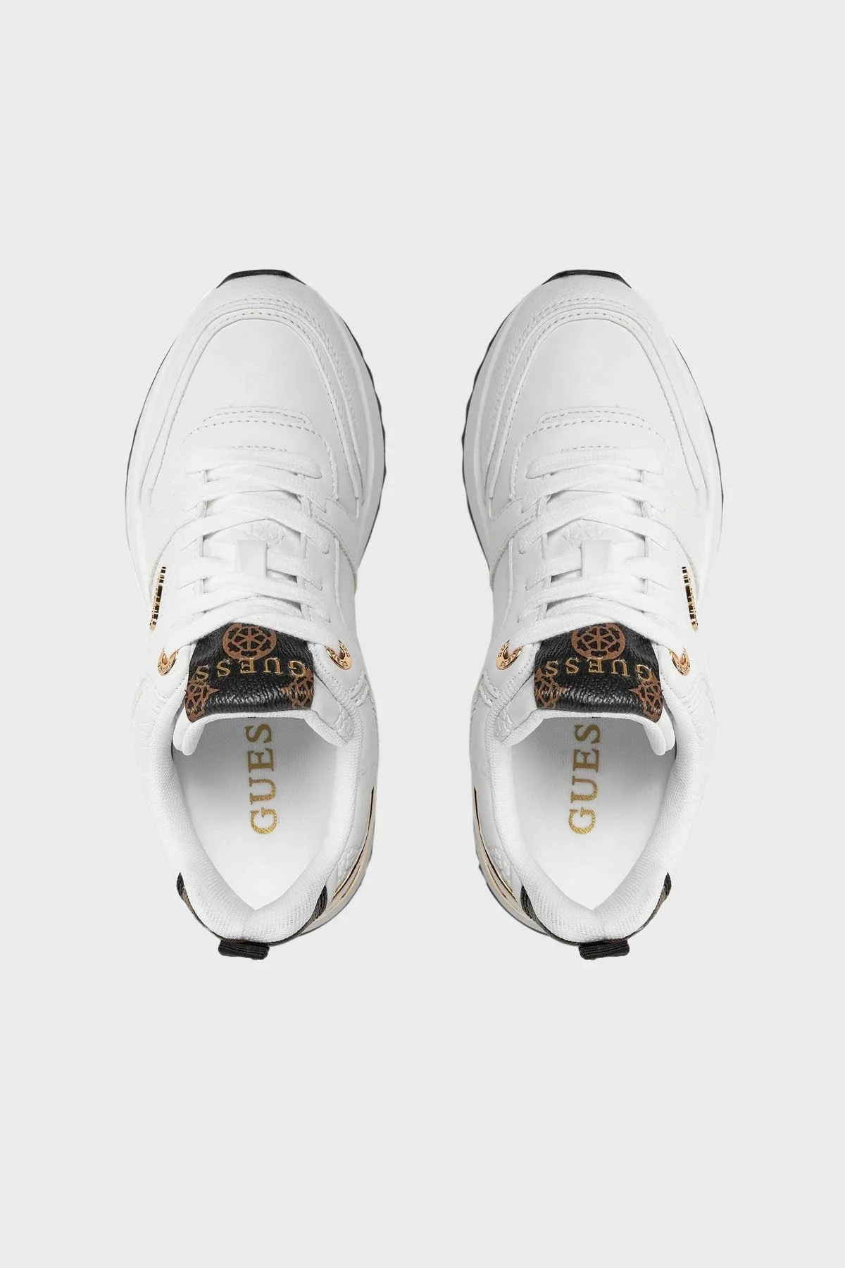 Guess Kaddy Sneaker Bayan Ayakkabı FL8DDYELE12 WHITE BEYAZ - 6
