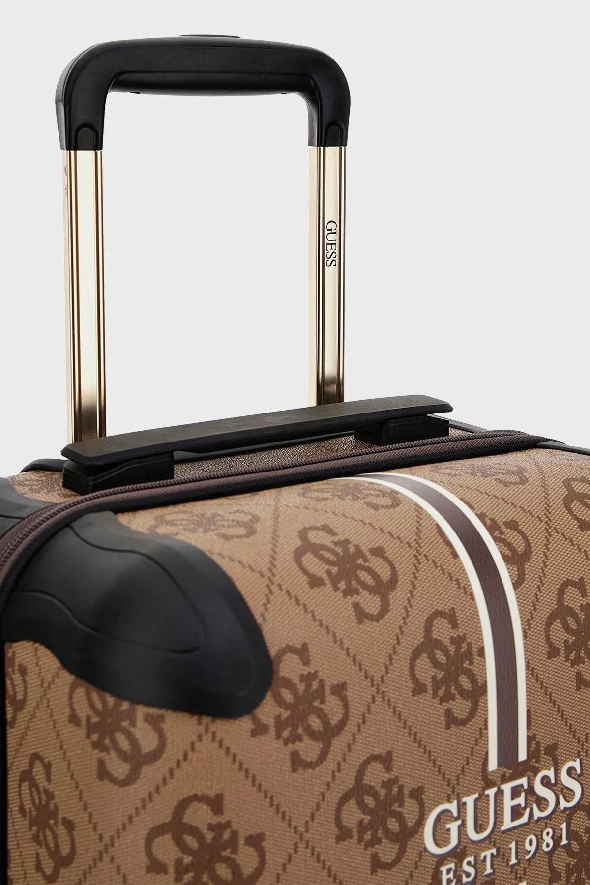 Guess Kallisto Logolu Fermuarlı Kabin Boy TWB76049830 Bayan Valiz TWB760 49830 LAM CAMEL - 4