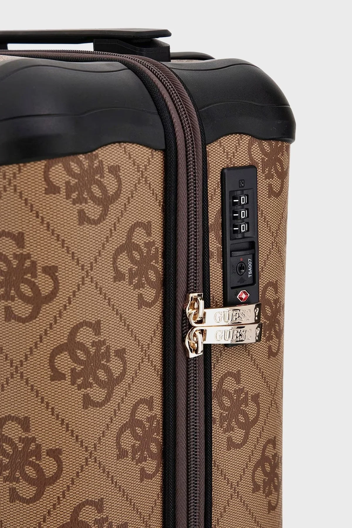 Guess Kallisto Logolu Fermuarlı Kabin Boy TWB76049830 Bayan Valiz TWB760 49830 LAM CAMEL - 5