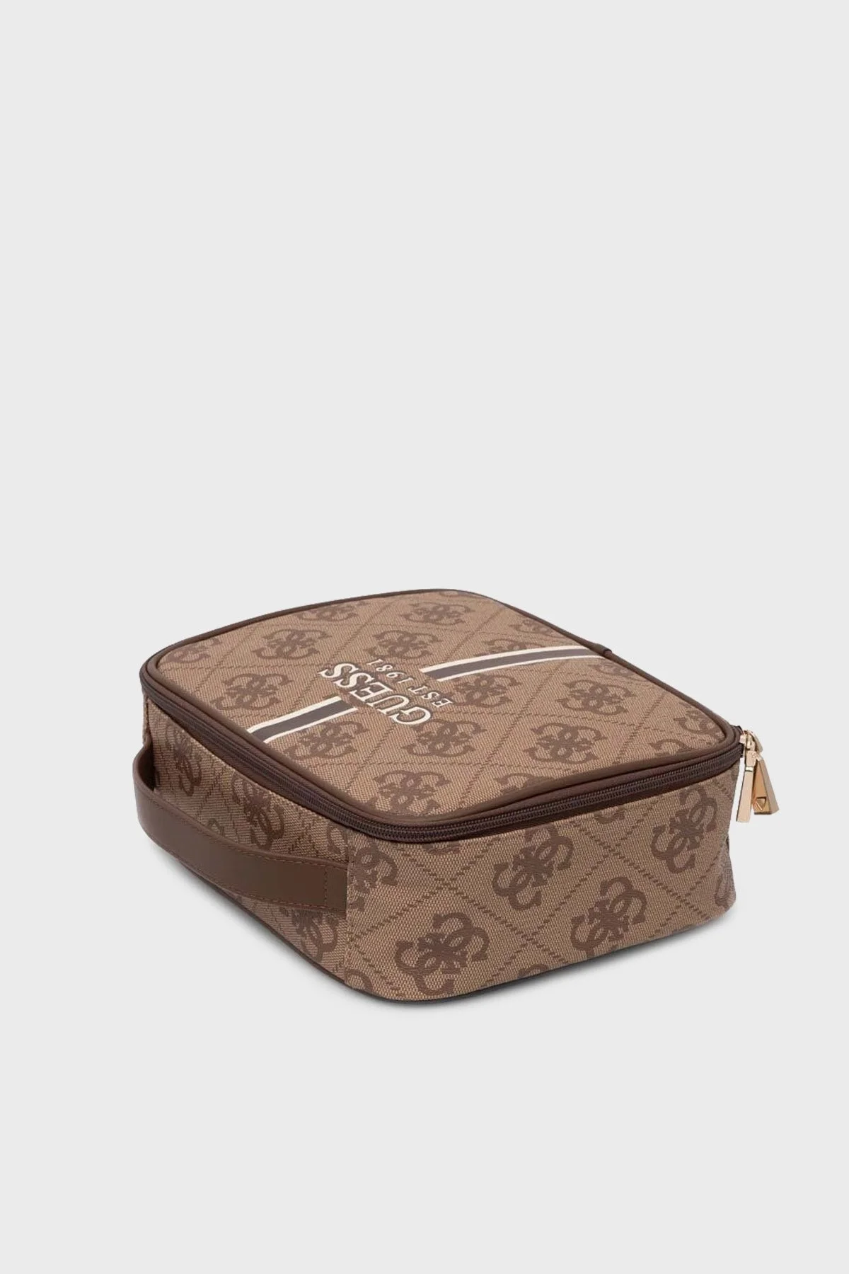 Guess Kallisto Logolu Kozmetik TWB76040450 Bayan Çanta TWB76040450 LAM KAHVE - 2