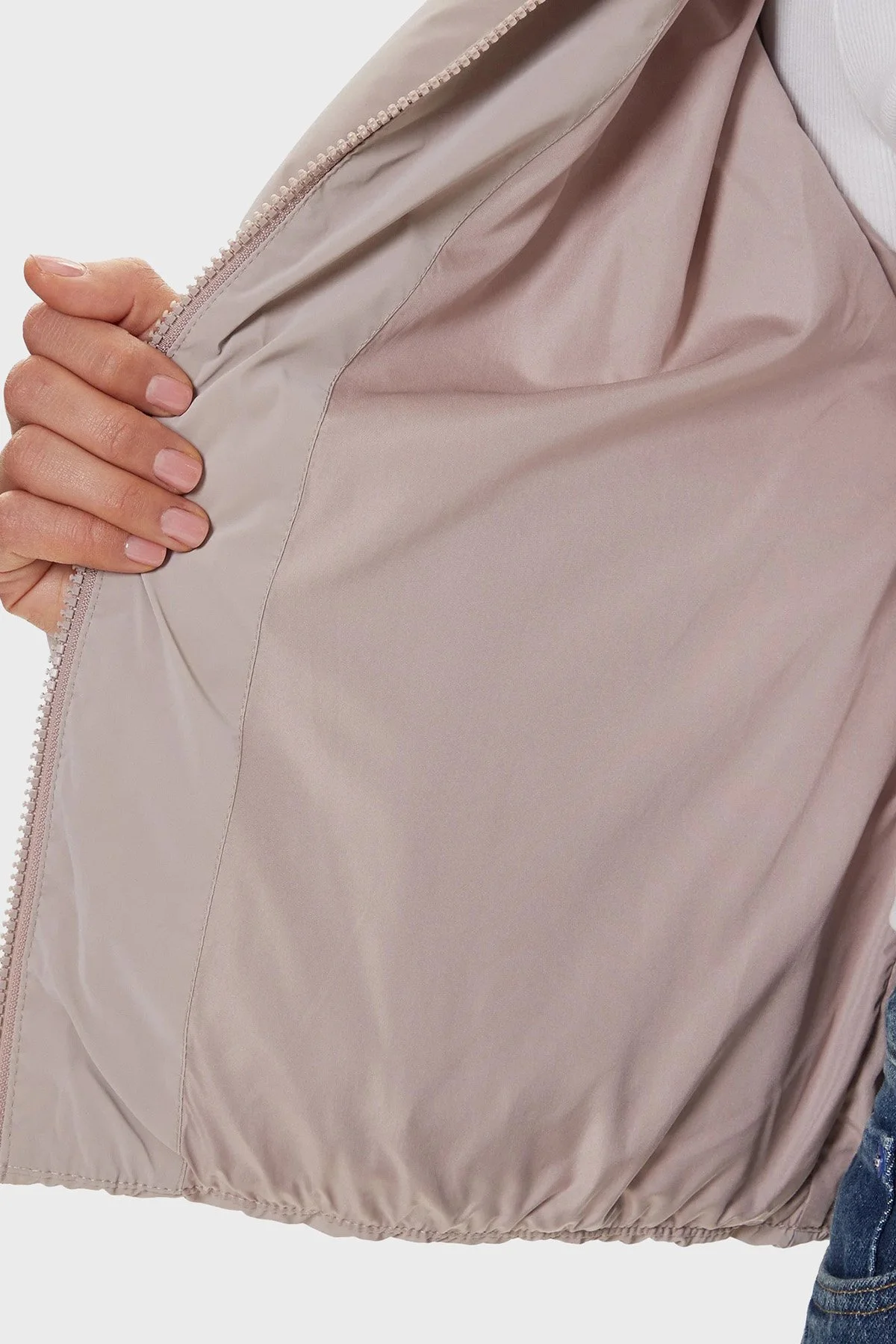 Guess Kapitoneli Logolu Regular Fit Dik Yaka Şişme V5BL11WGYC2 Bayan Mont V5BL11 WGYC2 A12B PUDRA - 6