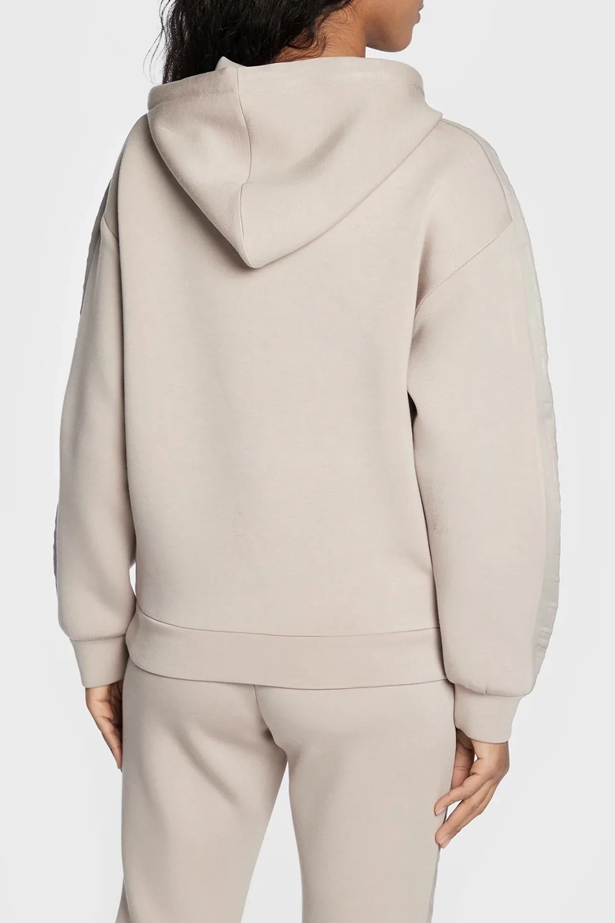 Guess Kapüşonlu Kanguru Cepli Regular Fit Brenda Bayan Sweat V2YQ18K7UW2 TRTP GRİ - 3