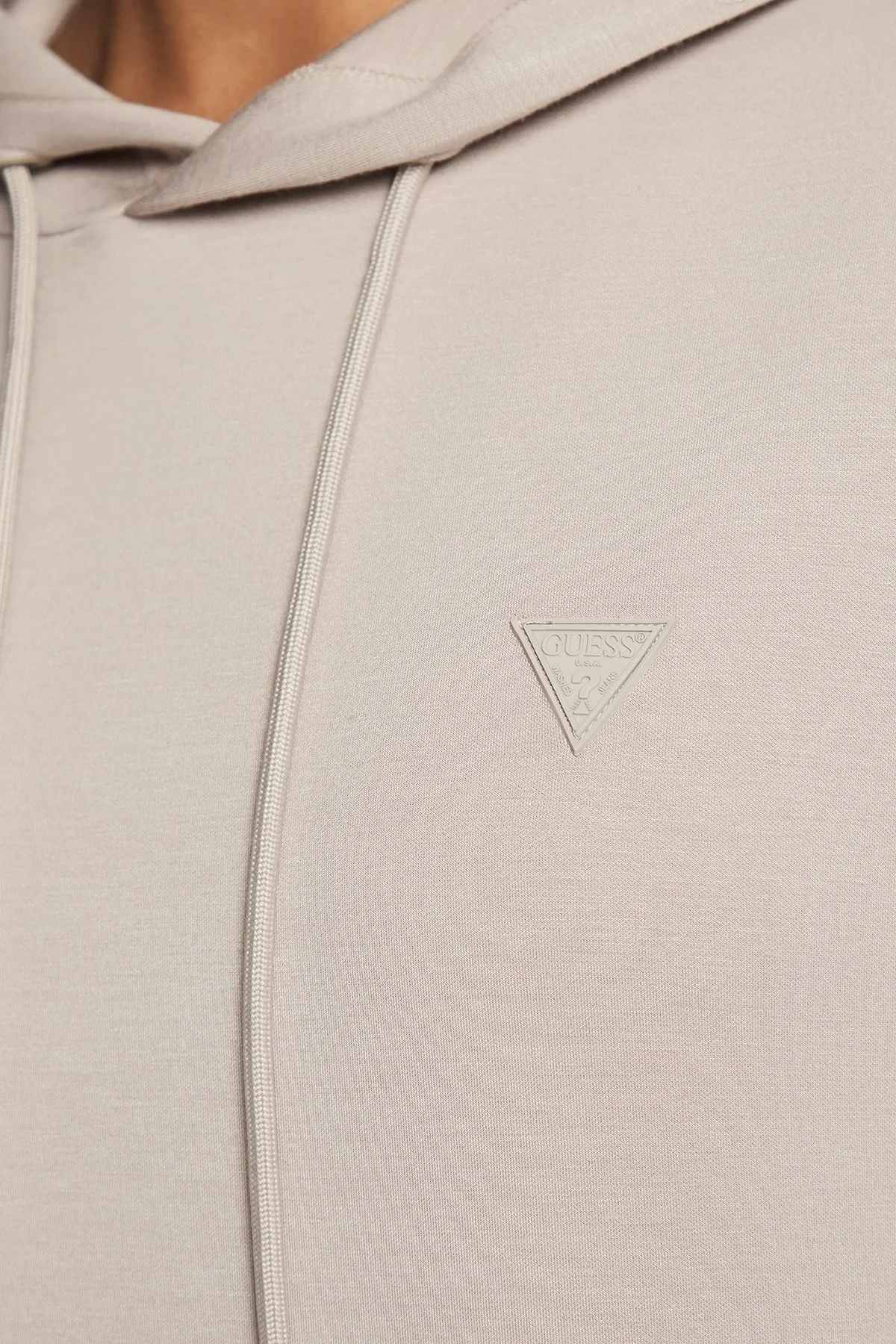 Guess Kapüşonlu Kanguru Cepli Regular Fit Brenda Bayan Sweat V2YQ18K7UW2 TRTP GRİ - 4