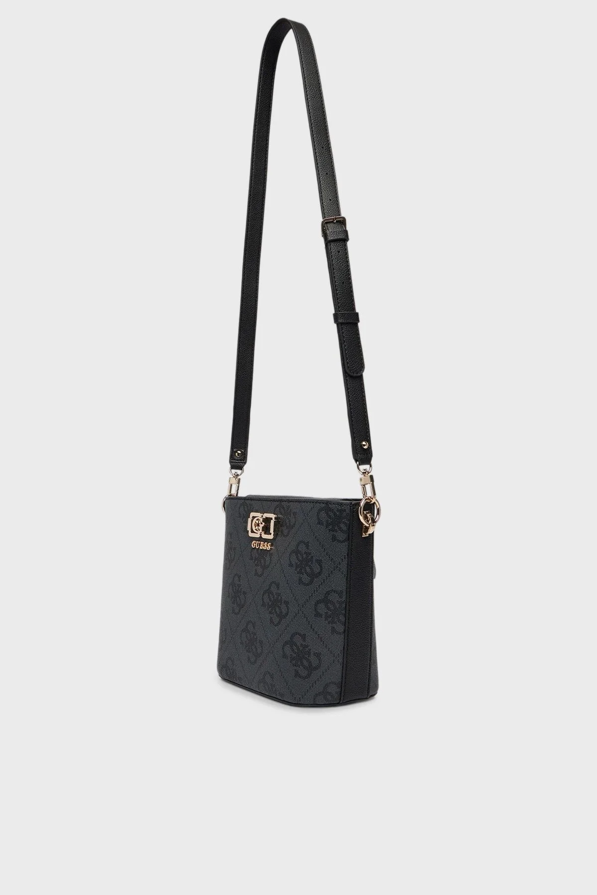 Guess Karnilla 4G Logolu Çıkarılabilir Askılı HWOS9901010 Bayan Çanta HWOS99 01010 CLO ANTRASİT - 5