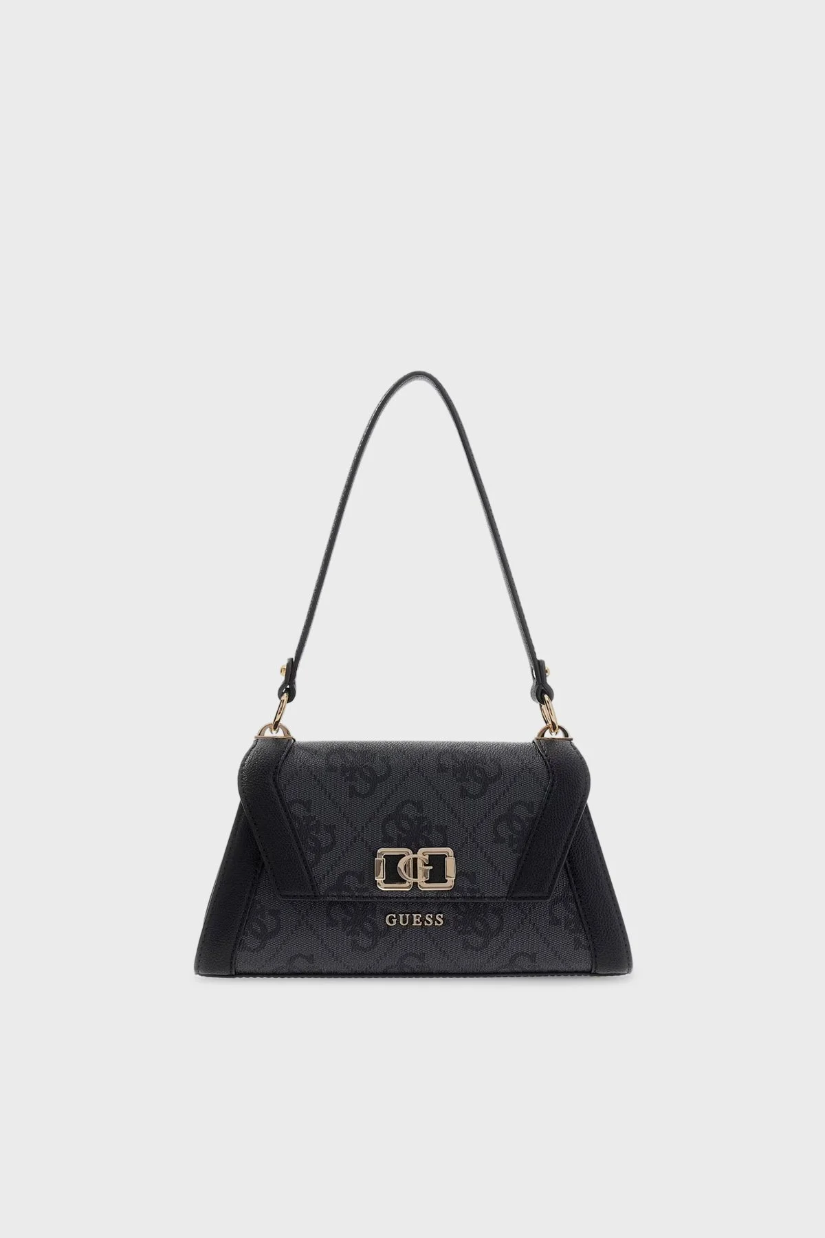 Guess Karnilla Logolu Çıkarılabilir Askılı HWOS9901190 Bayan Çanta HWOS99 01190 CLO ANTRASİT - 1