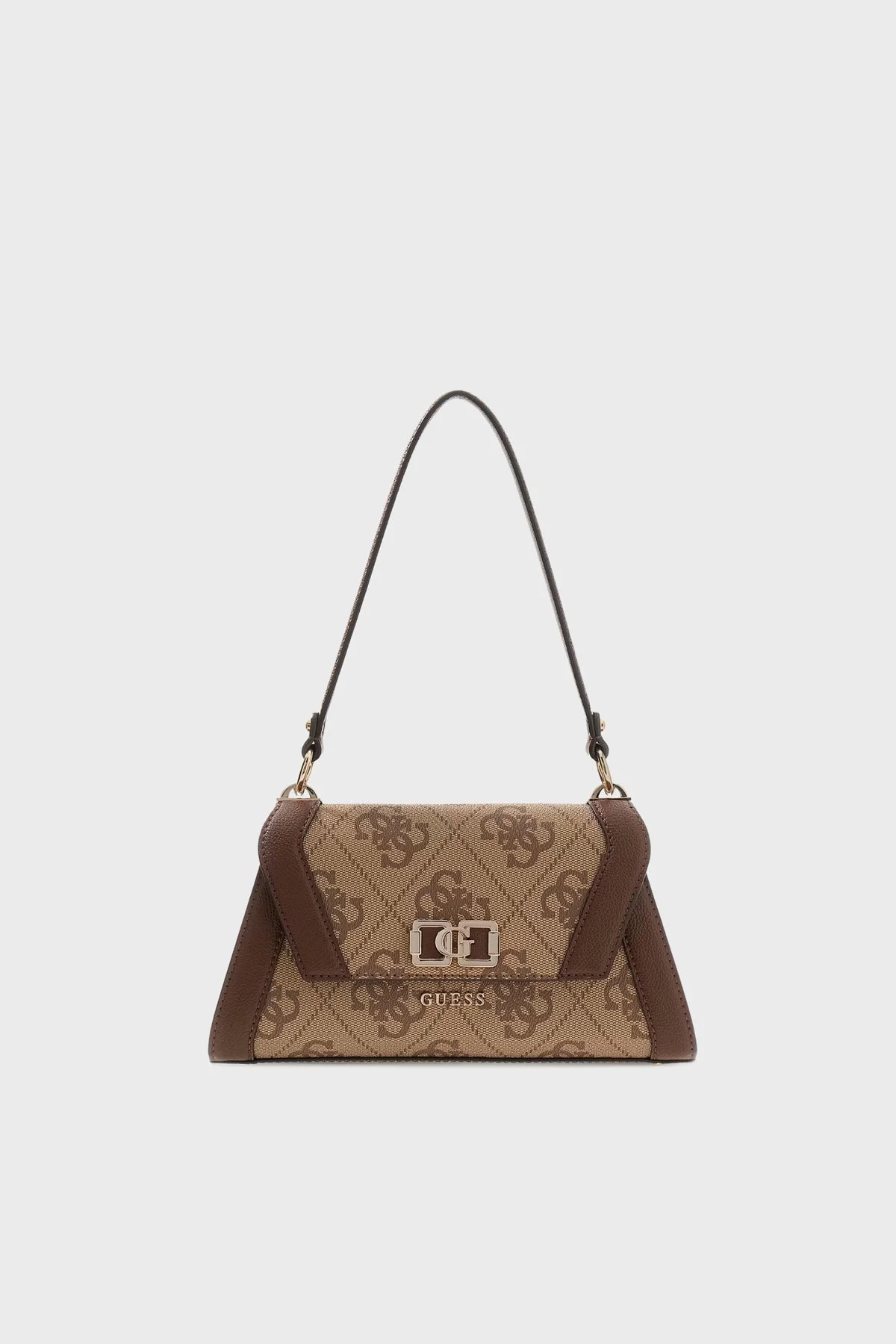 Guess Karnilla Logolu Çıkarılabilir Askılı HWOS9901190 Bayan Çanta HWOS99 01190 LGW KAHVE - 5