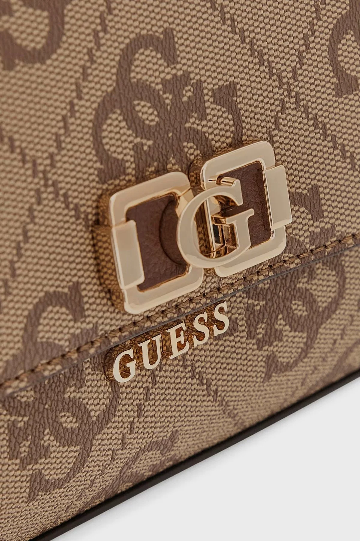 Guess Karnilla Logolu Çıkarılabilir Askılı HWOS9901190 Bayan Çanta HWOS99 01190 LGW KAHVE - 7