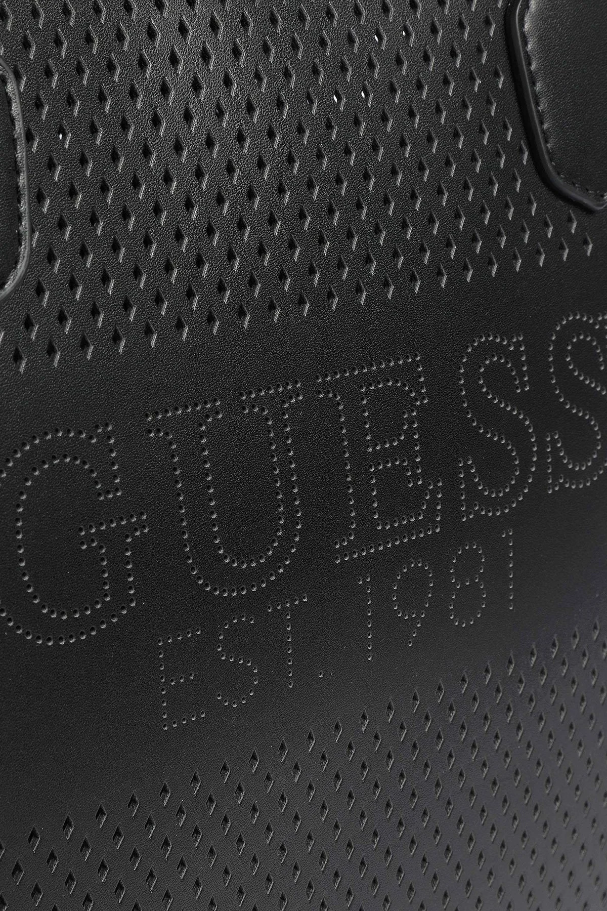 Guess Katey Fermuarlı Mini İç Bölmeli Delikli Omuz Bayan Çanta HWWH8769220 BLA SİYAH - 5