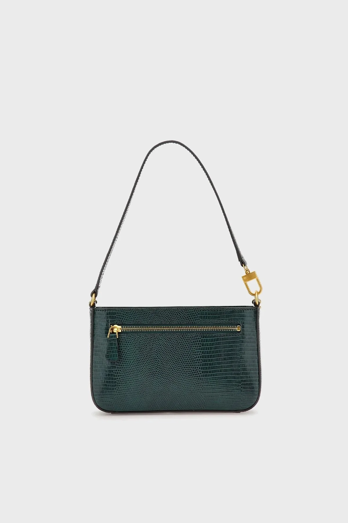 Guess Katey Logolu Timsah Desenli Zincirli Çapraz Askılı Mini Bayan Çanta HWKA7870720 FOR HAKİ - 3