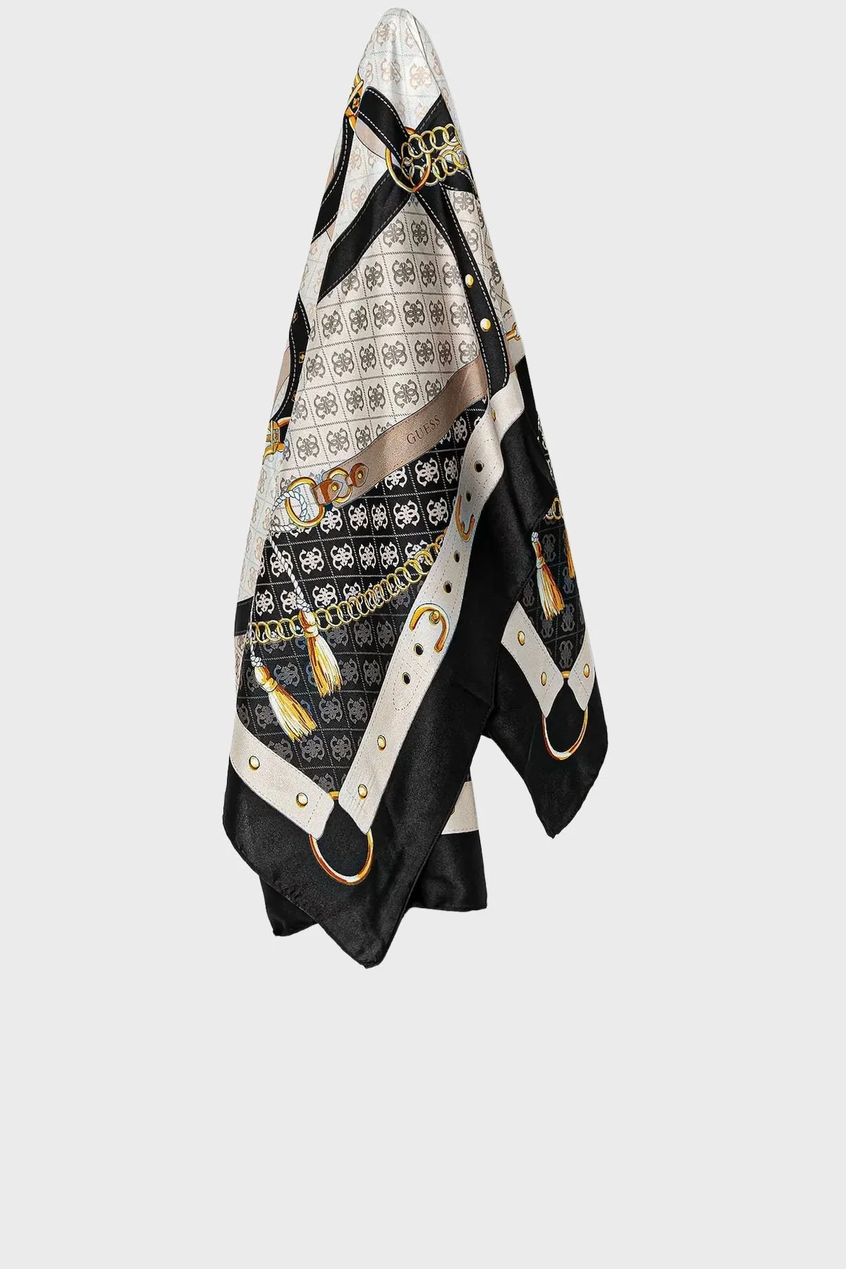 Guess Kefiah Desenli 120 x 120 cm AW5343POL03 Bayan Şal AW5343 POL03 BLA SİYAH - 1