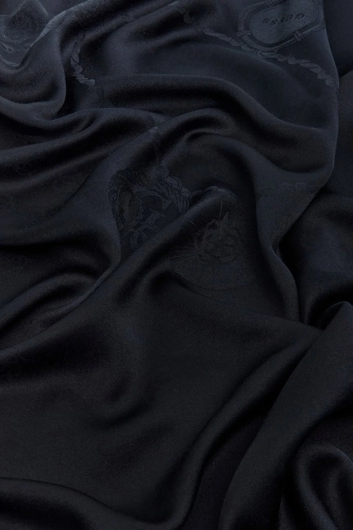 Guess Kefiah Desenli 130 x 130 cm AW5306POL03 Bayan Şal AW5306 POL03 BLA SİYAH - 5