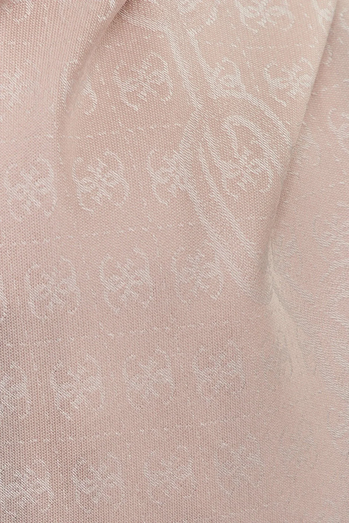 Guess Kefiah Desenli Modal Karışımlı 130 x 130 cm AW5191POL03BLS Bayan Şal AW5191 POL03 BLS PUDRA - 6