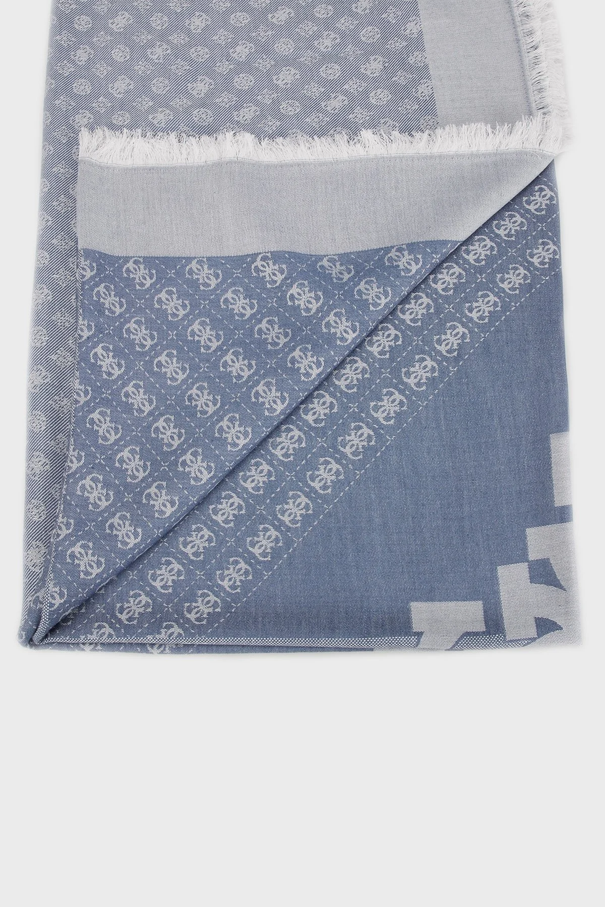 Guess Kefiah Yünlü AW5223VIS03 Bayan Şal AW5223 VIS03 BLU MAVİ - 3