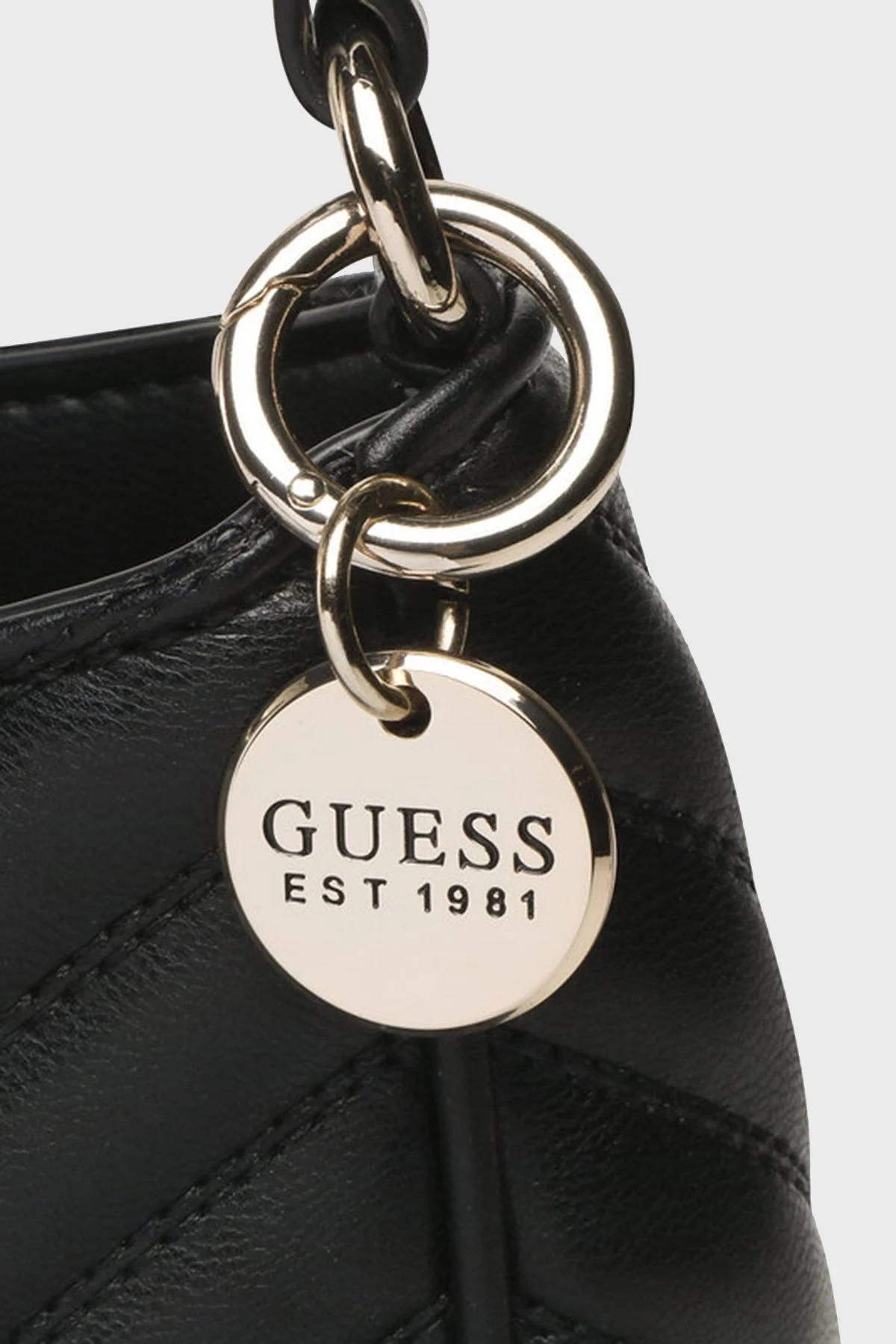 Guess Keillah Fermuarlı Ayarlanabilir Omuz Askılı Bayan Çanta HWQG8690180 BLA SİYAH - 5