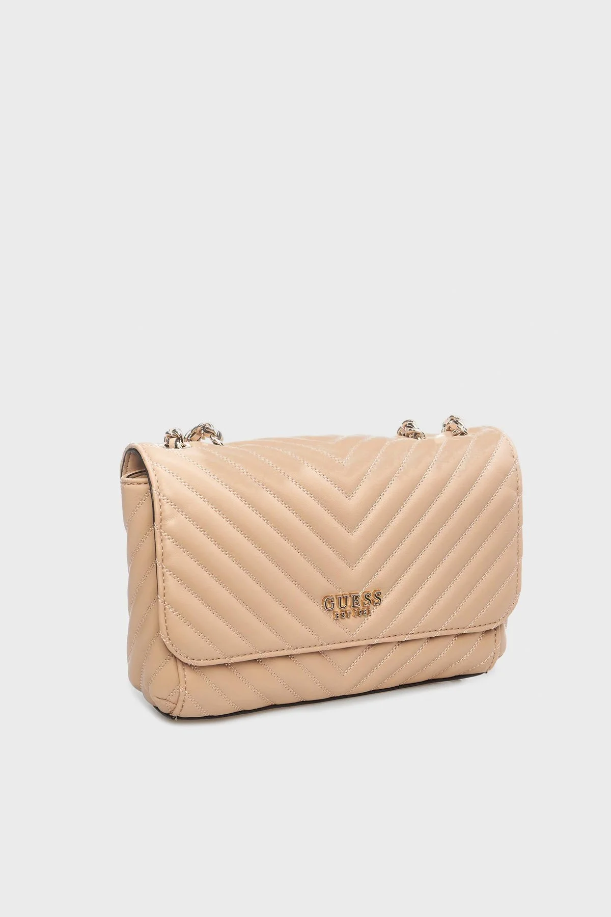 Guess Keillah Logolu Zincir Askılı Bayan Çanta HWQG8690210 BEI BEJ - 3