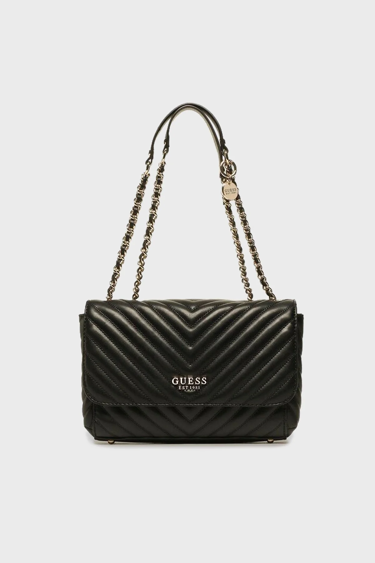 Guess Keillah Logolu Zincir Askılı Bayan Çanta HWQG8690210 BLA SİYAH - 2