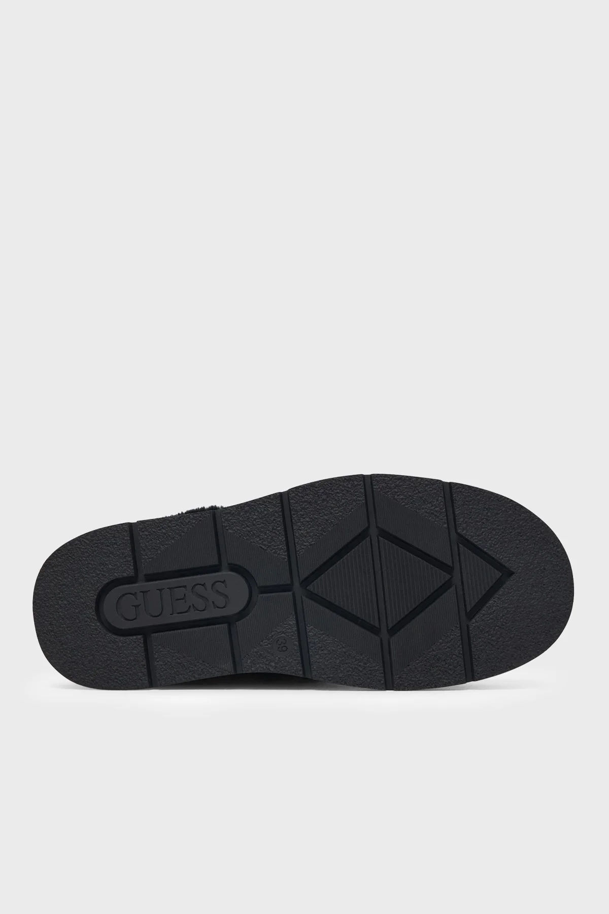 Guess Kendry Logolu Kalın Tabanlı Süet FLFKEYLEA19 Kadın Ayakkabı FLFKEY LEA19 BLACK Siyah - 10