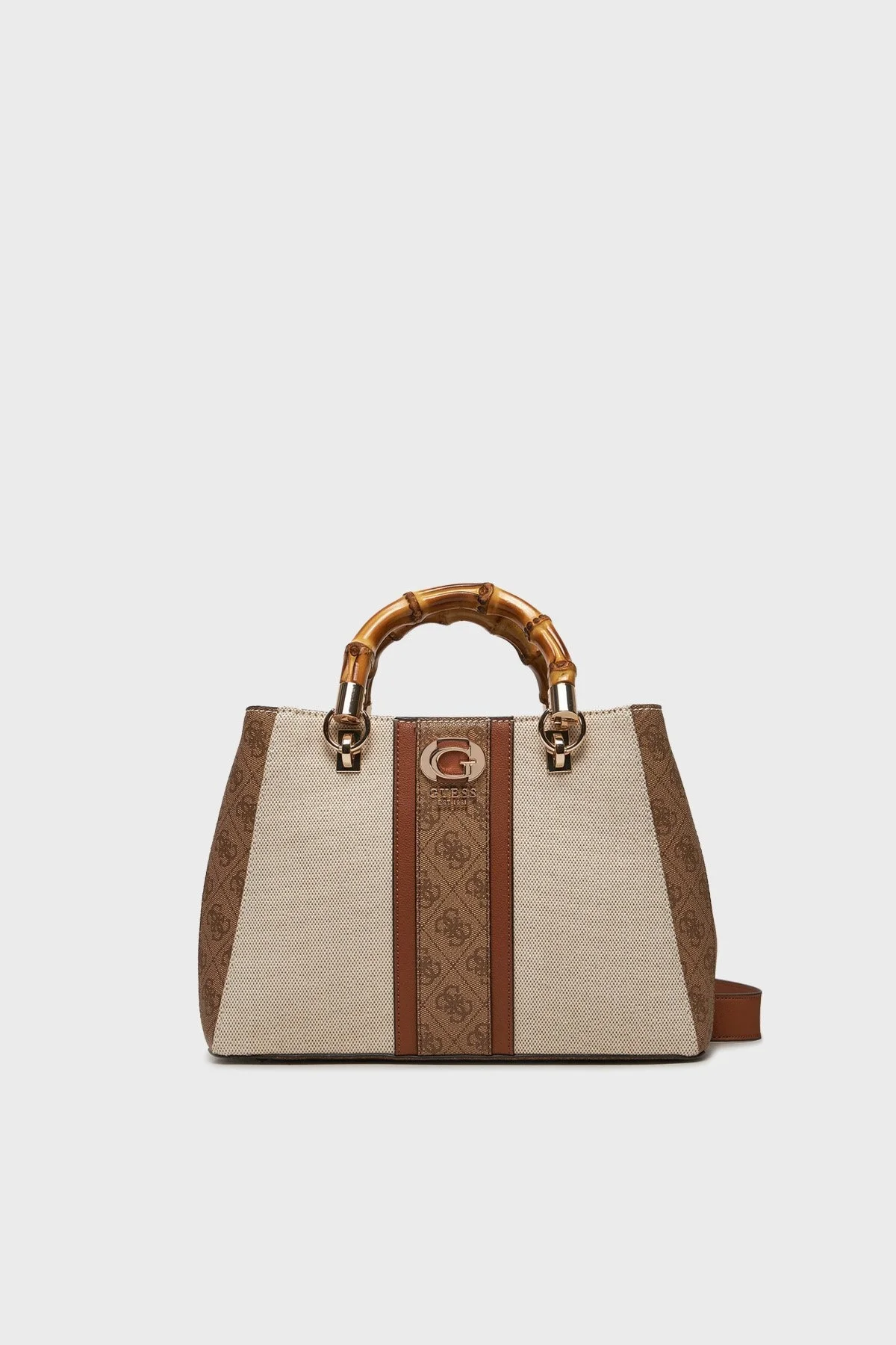 Guess Kerima Ayarlanabilir Omuz Askılı HWAG9337060 Bayan Çanta HWAG93 37060 NLL KAHVE-KREM - 3