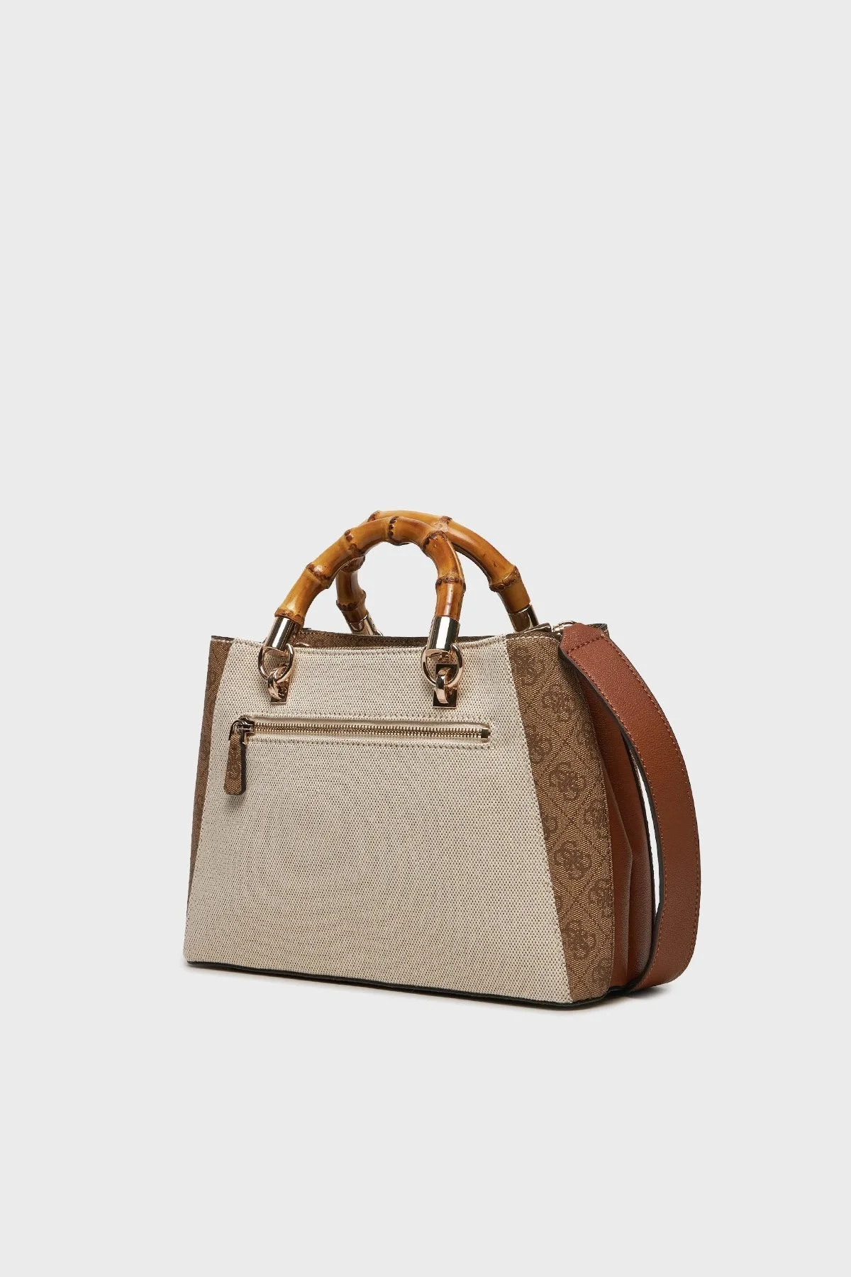 Guess Kerima Ayarlanabilir Omuz Askılı HWAG9337060 Bayan Çanta HWAG93 37060 NLL KAHVE-KREM - 4