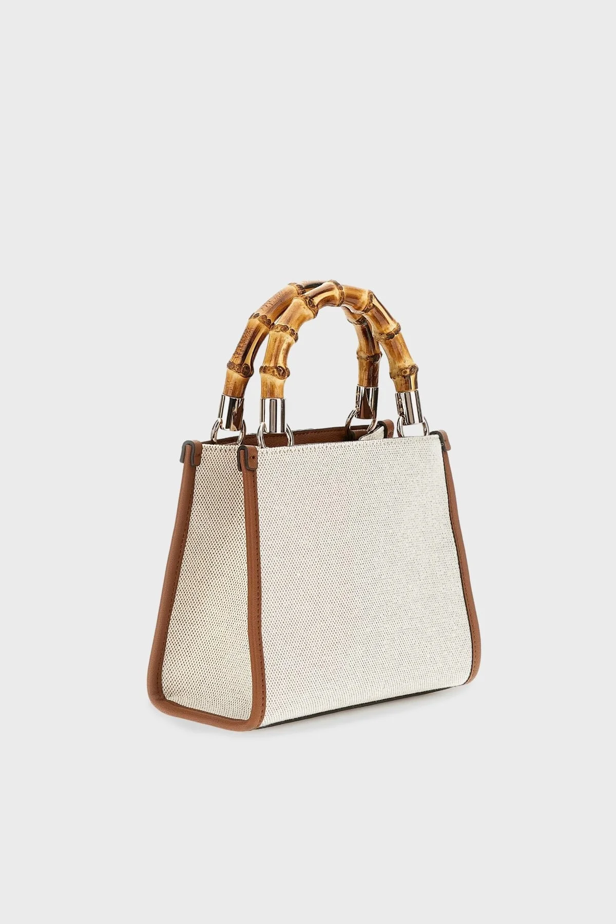 Guess Kerima Logolu Ayarlanabilir Askılı HWAG9337770 Bayan Çanta HWAG93 37770 NLL KAHVE-KREM - 2