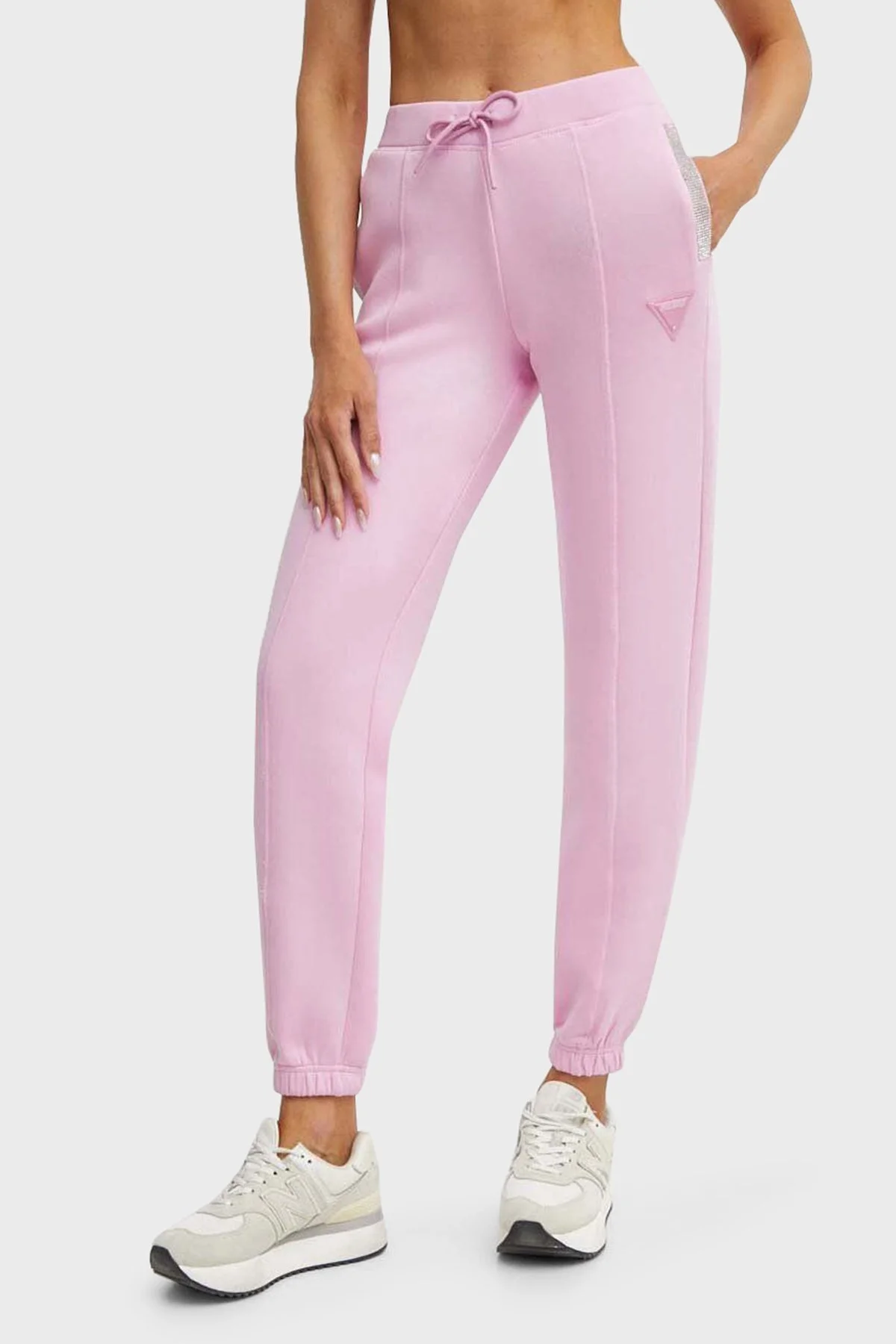 Guess Kiara Scuba Regular Fit Jogger Spor V4GB14FL04P Bayan Pantolon V4GB14 FL04P A61K PEMBE - 1