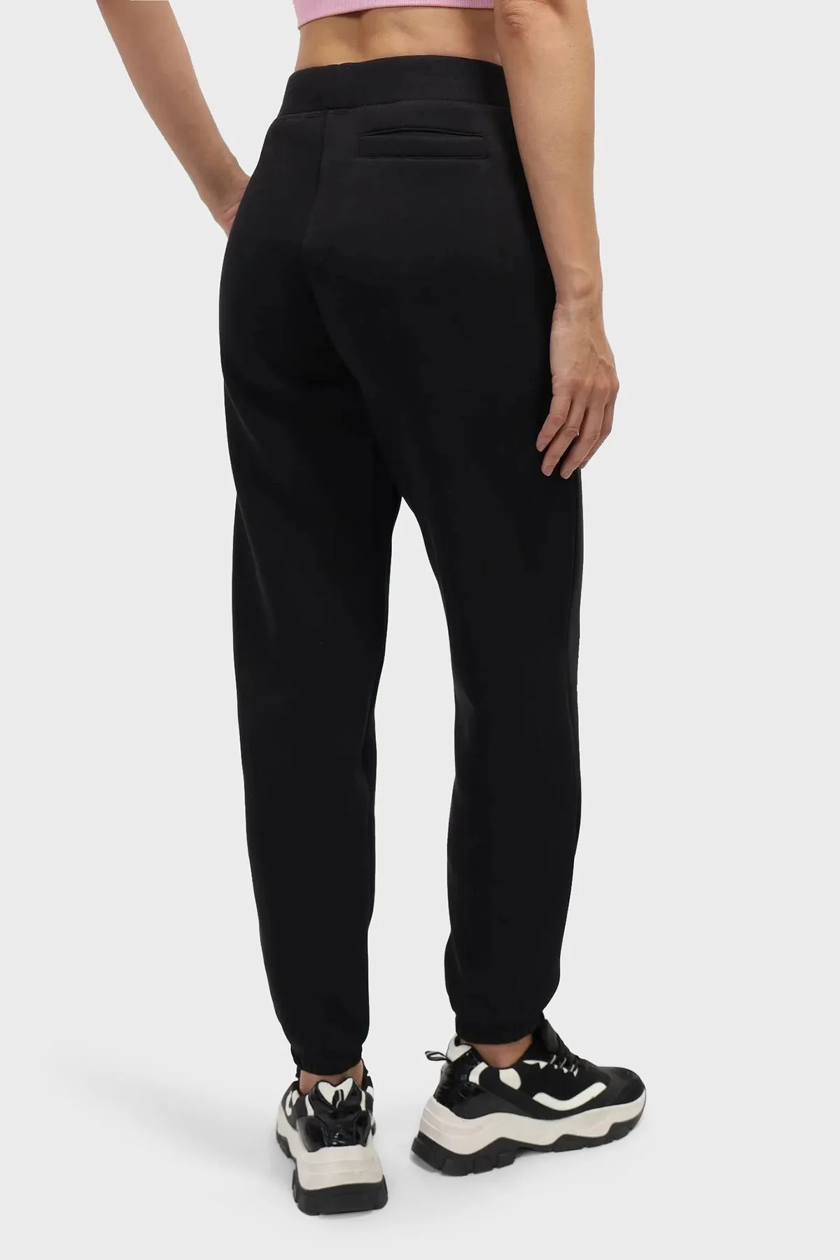 Guess Kiara Scuba Regular Fit Jogger Spor V4GB14FL04P Bayan Pantolon V4GB14 FL04P JBLK SİYAH - 3