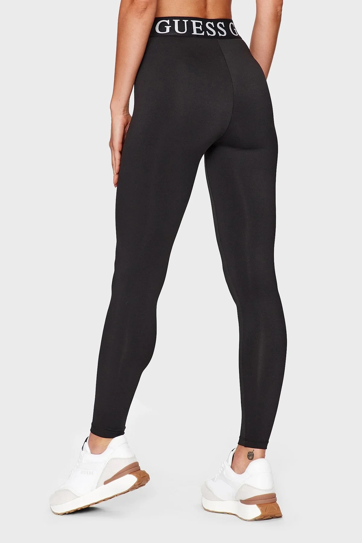 Guess Kiran Streç Yüksek Bel Skinny Fit V3BB13MC04Z Bayan Tayt V3BB13 MC04Z JBLK SİYAH - 3