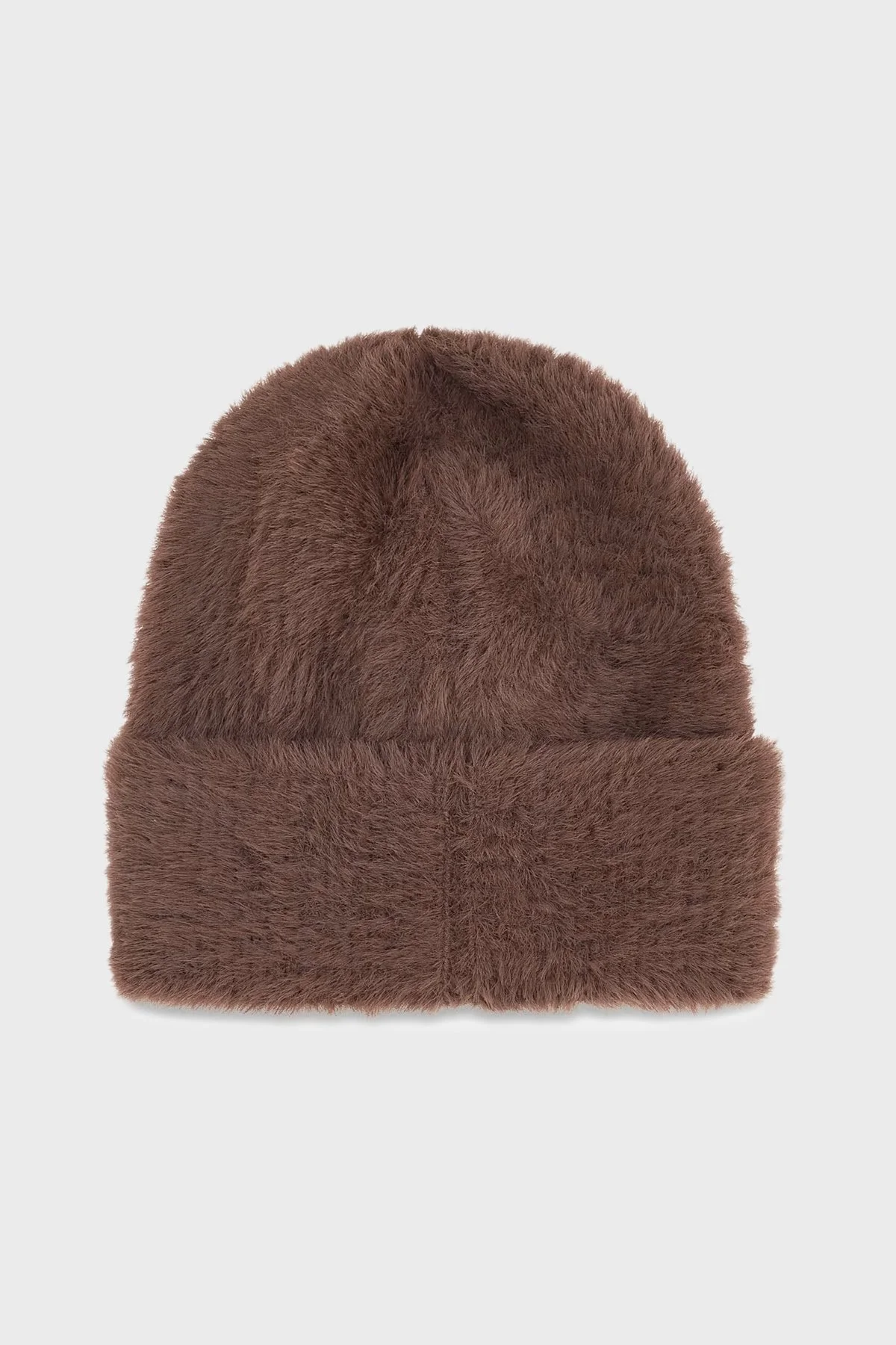 Guess Knitted Logolu Örme AW5633POL01 Kadın Bere AW5633 POL01 BTC Koyu kahve - 2