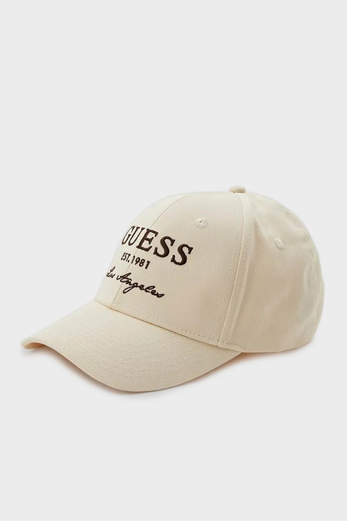 Guess L.A. Baseball Logolu V4RZ01WFKN0 Bayan Şapka V4RZ01 WFKN0 G1CV EKRU - 1