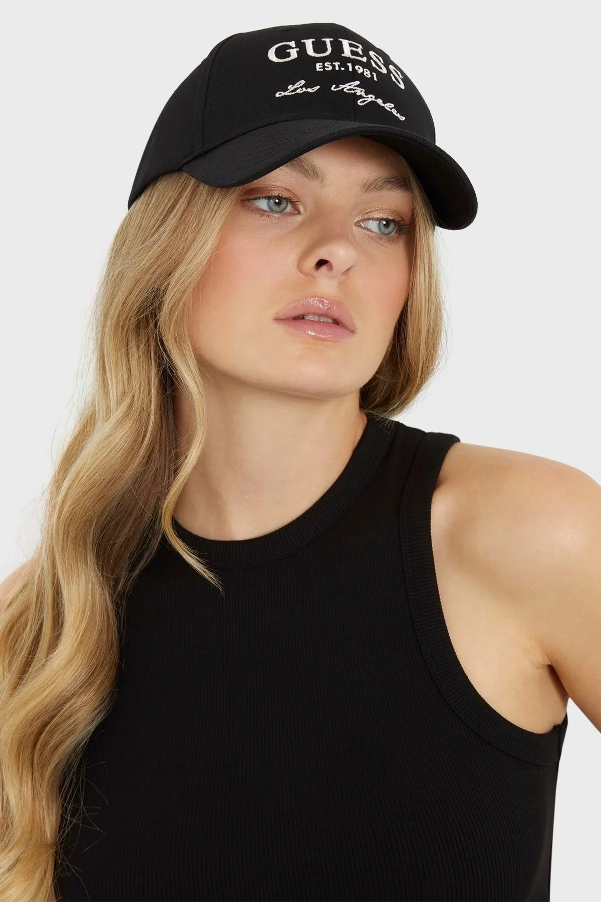 Guess L.A. Baseball Logolu V4RZ01WFKN0 Bayan Şapka V4RZ01 WFKN0 JBLK SİYAH - 2