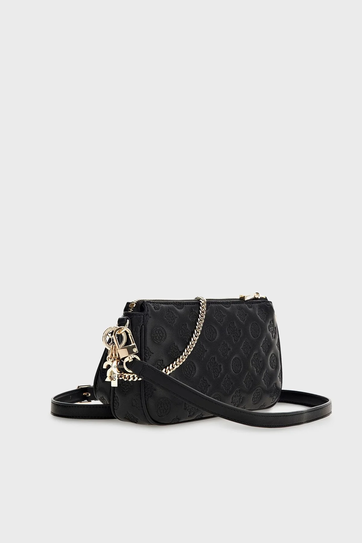 Guess La Femme Logolu Mini Çapraz Askılı Bayan Çanta HWPD8689700 BLA SİYAH - 4