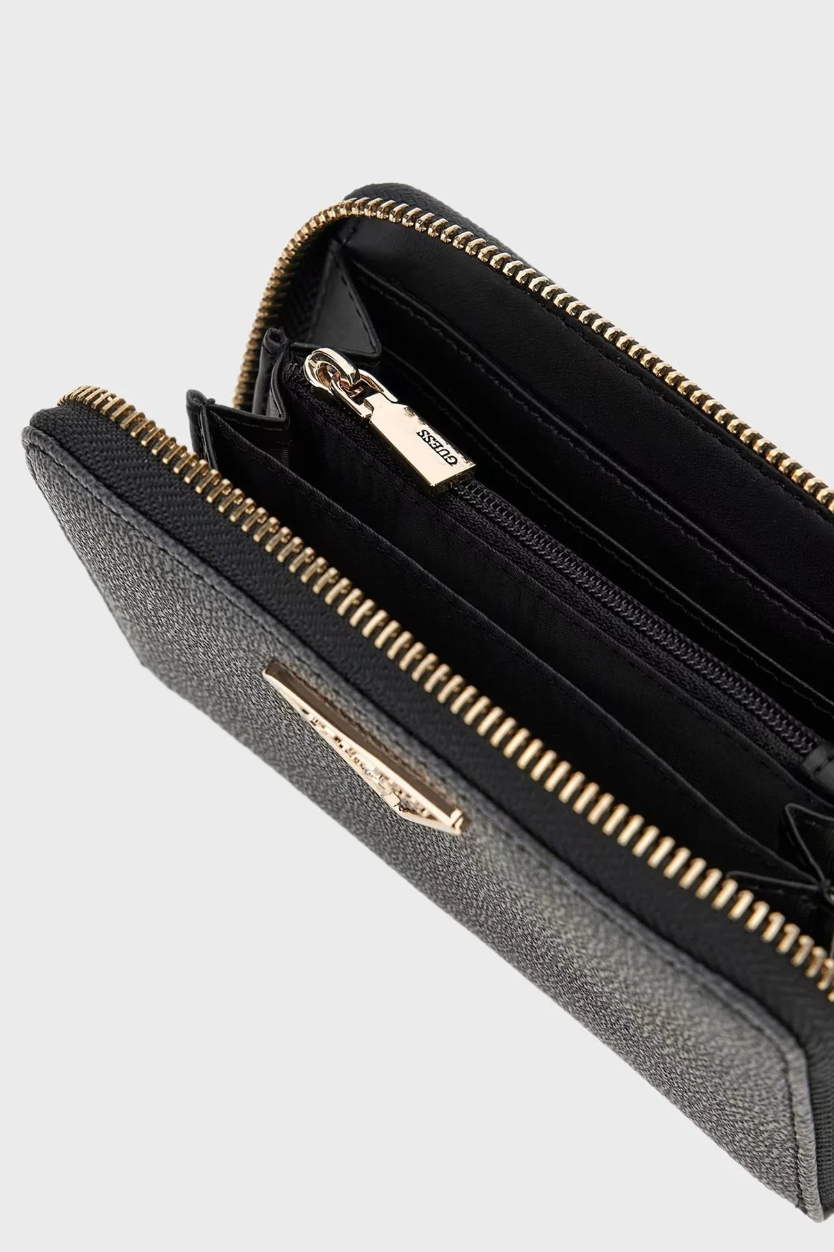 Guess Laruel 4G Logolu Fermuarlı SWSG8500140 Bayan Cüzdan SWSG85 00140 CLO ANTRASİT - 6