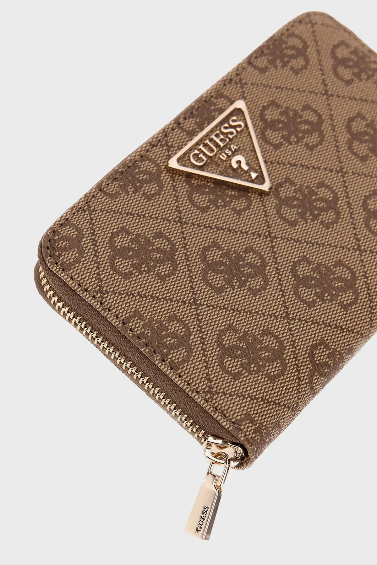 Guess Laruel 4G Logolu Fermuarlı SWSG8500140 Bayan Cüzdan SWSG85 00140 LTL KAHVE - 7