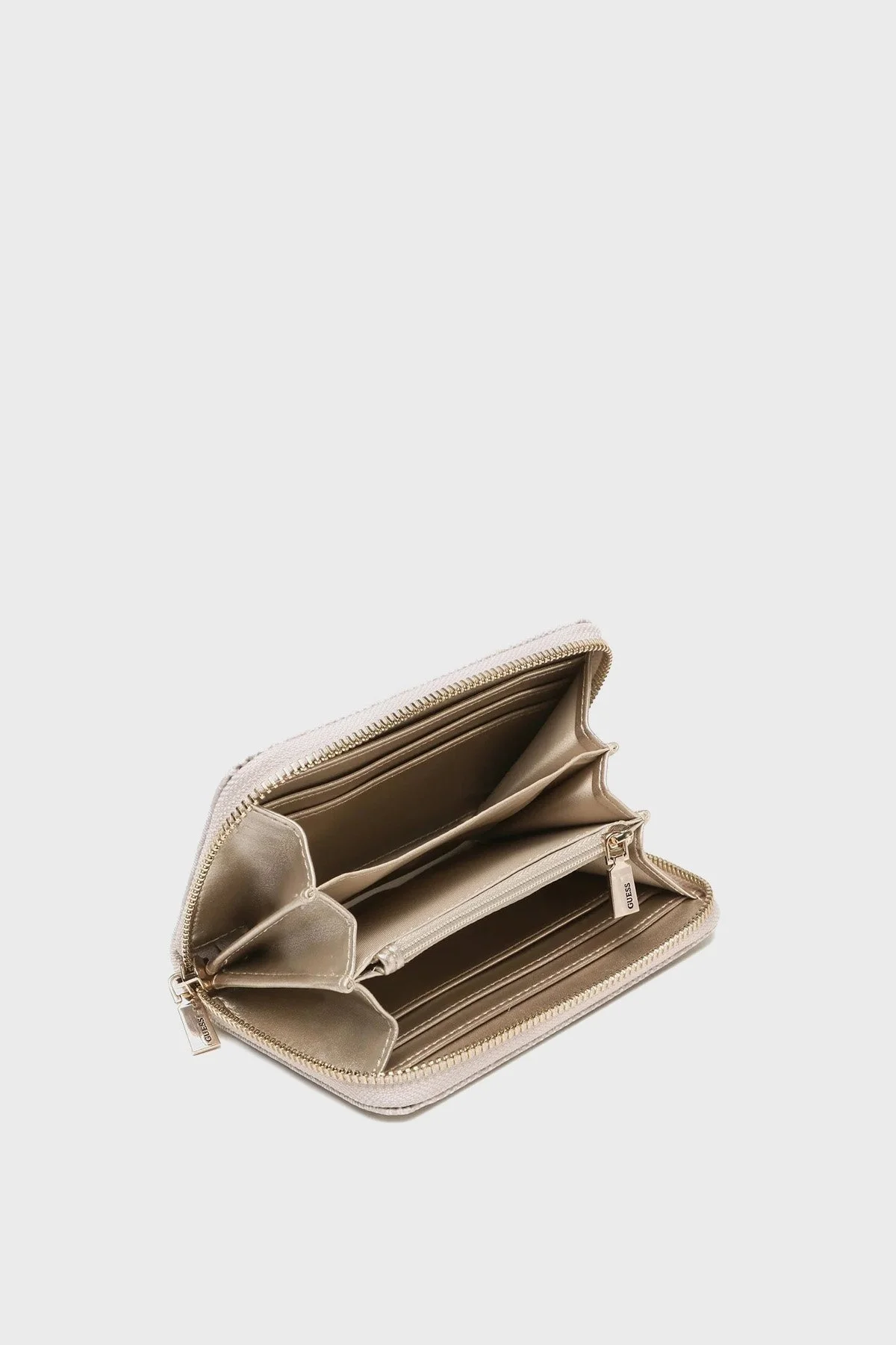 Guess Laruel Logolu Fermuarlı SWSD8500400 Bayan Cüzdan SWSD8500400 DVL EKRU - 2