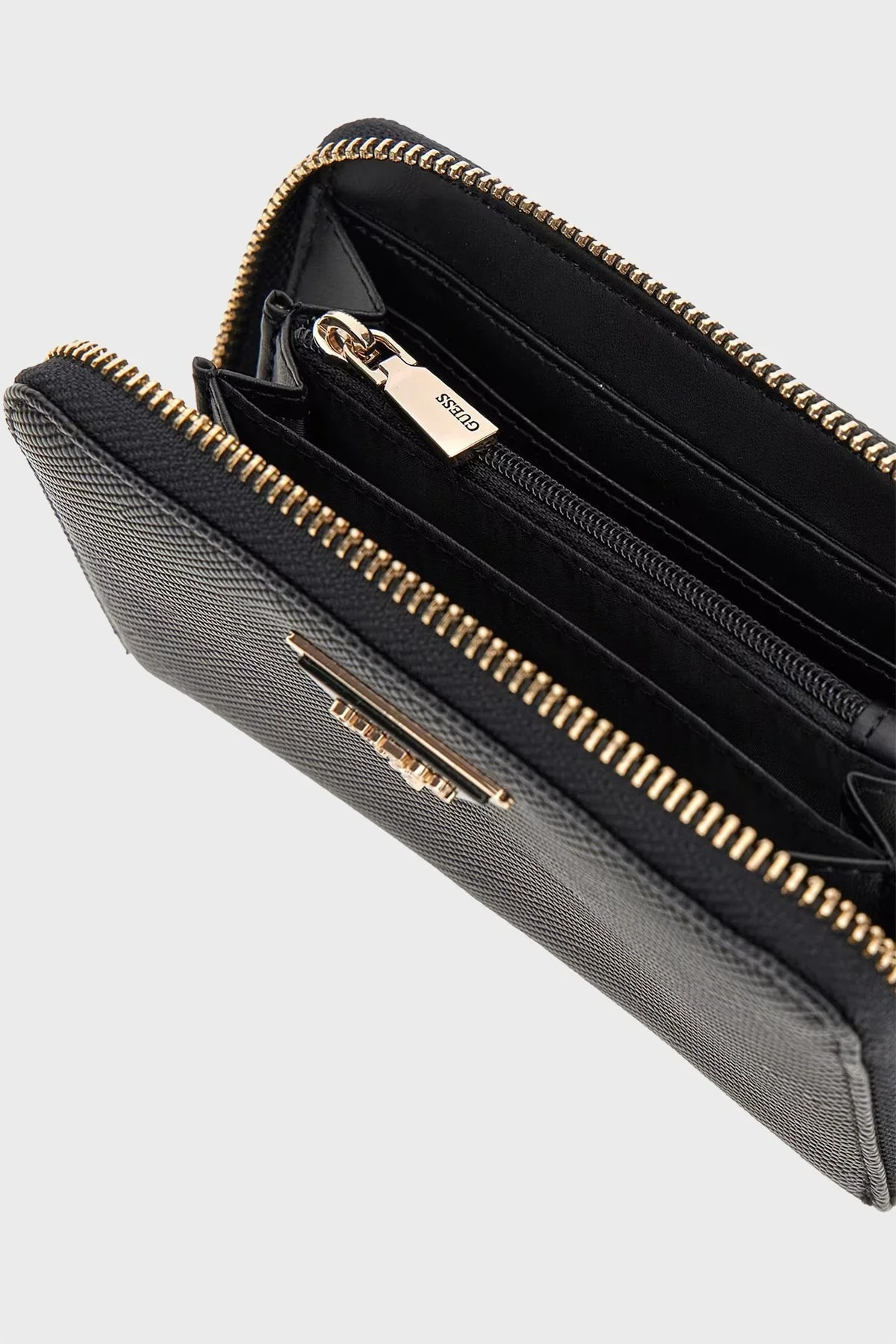 Guess Laruel Logolu Fermuarlı SWZG8500140 Bayan Cüzdan SWZG85 00140 BLA SİYAH - 7