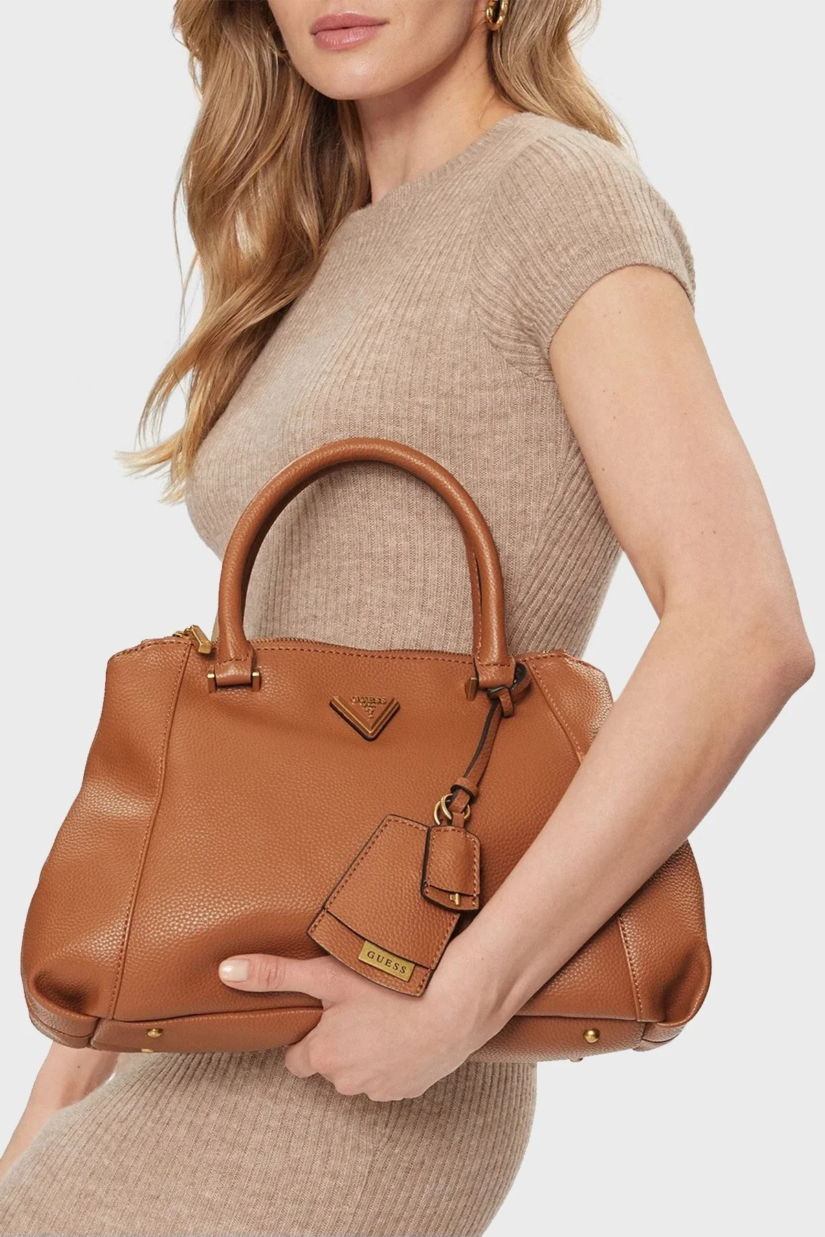 Guess Laryn Logolu Çıkarılabilir Uzatma Askılı HWBA9196060COG Bayan Çanta HWBA9196060 COG TABA - 2