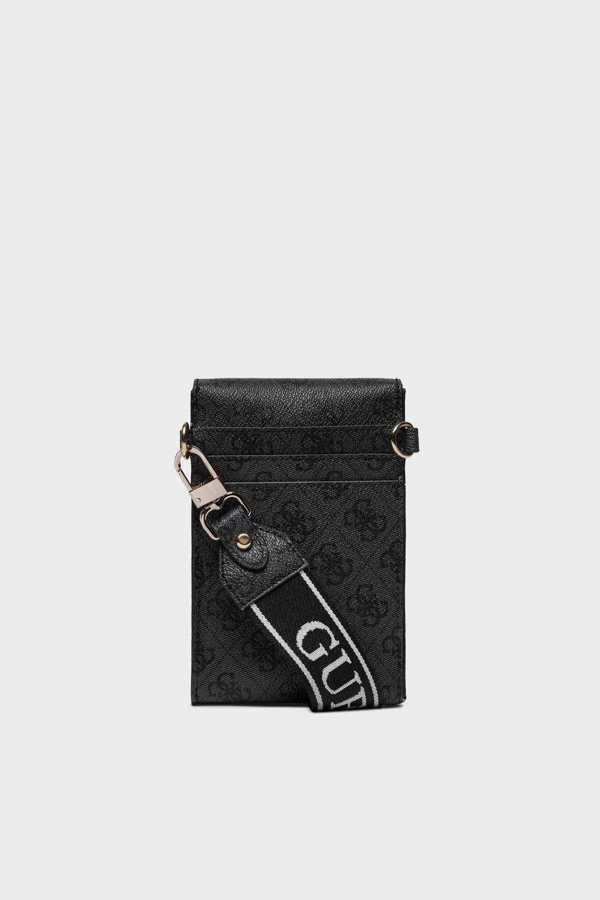 Guess Latona Çıkarılabilir Askılı Mini Cüzdanlı HWSG92 11810 Bayan Telefon Çantası HWSG9211810 CLO ANTRASİT - 4