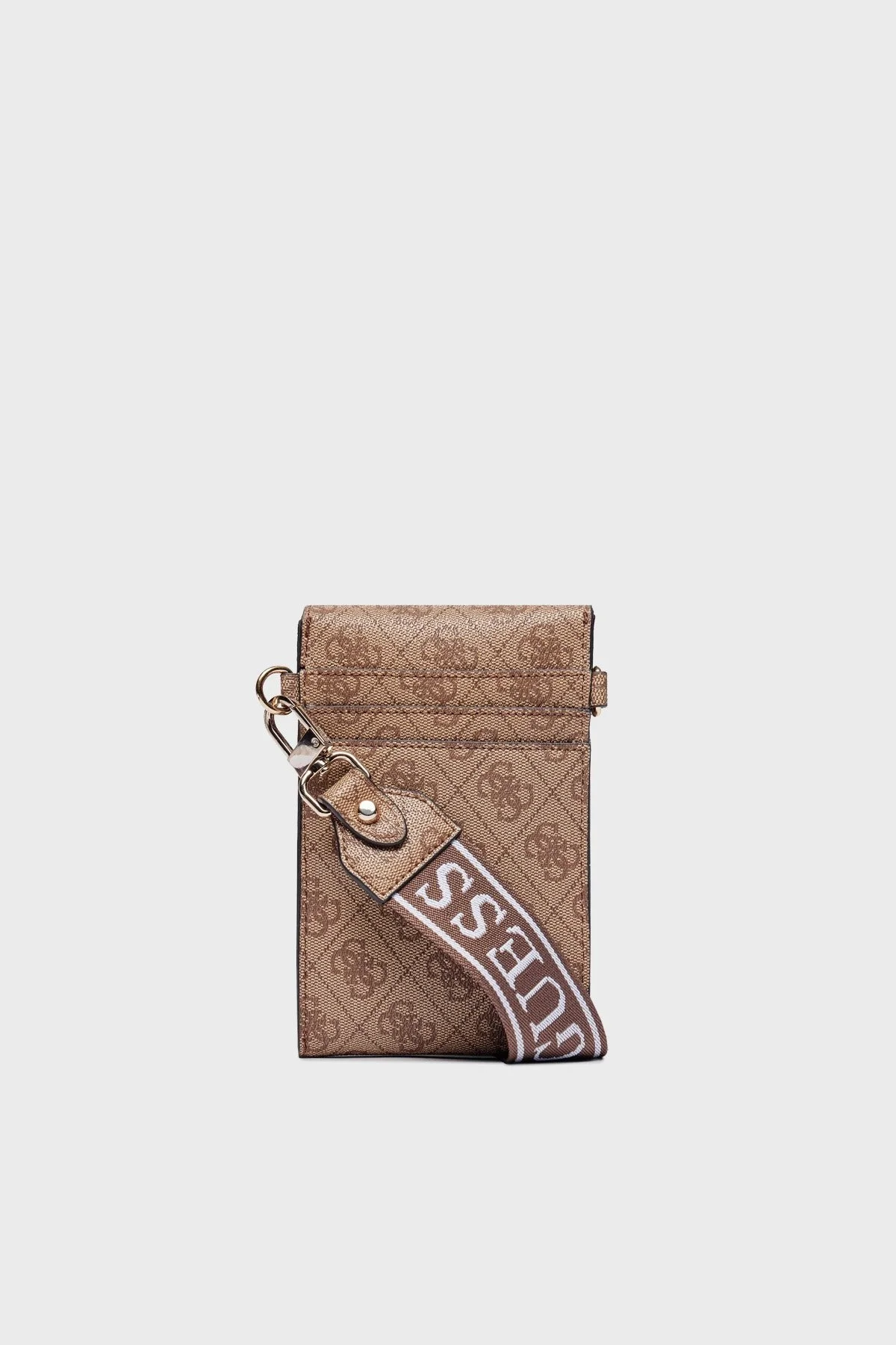 Guess Latona Çıkarılabilir Askılı Mini Cüzdanlı HWSG92 11810 Bayan Telefon Çantası HWSG9211810 LTL KAHVE - 3