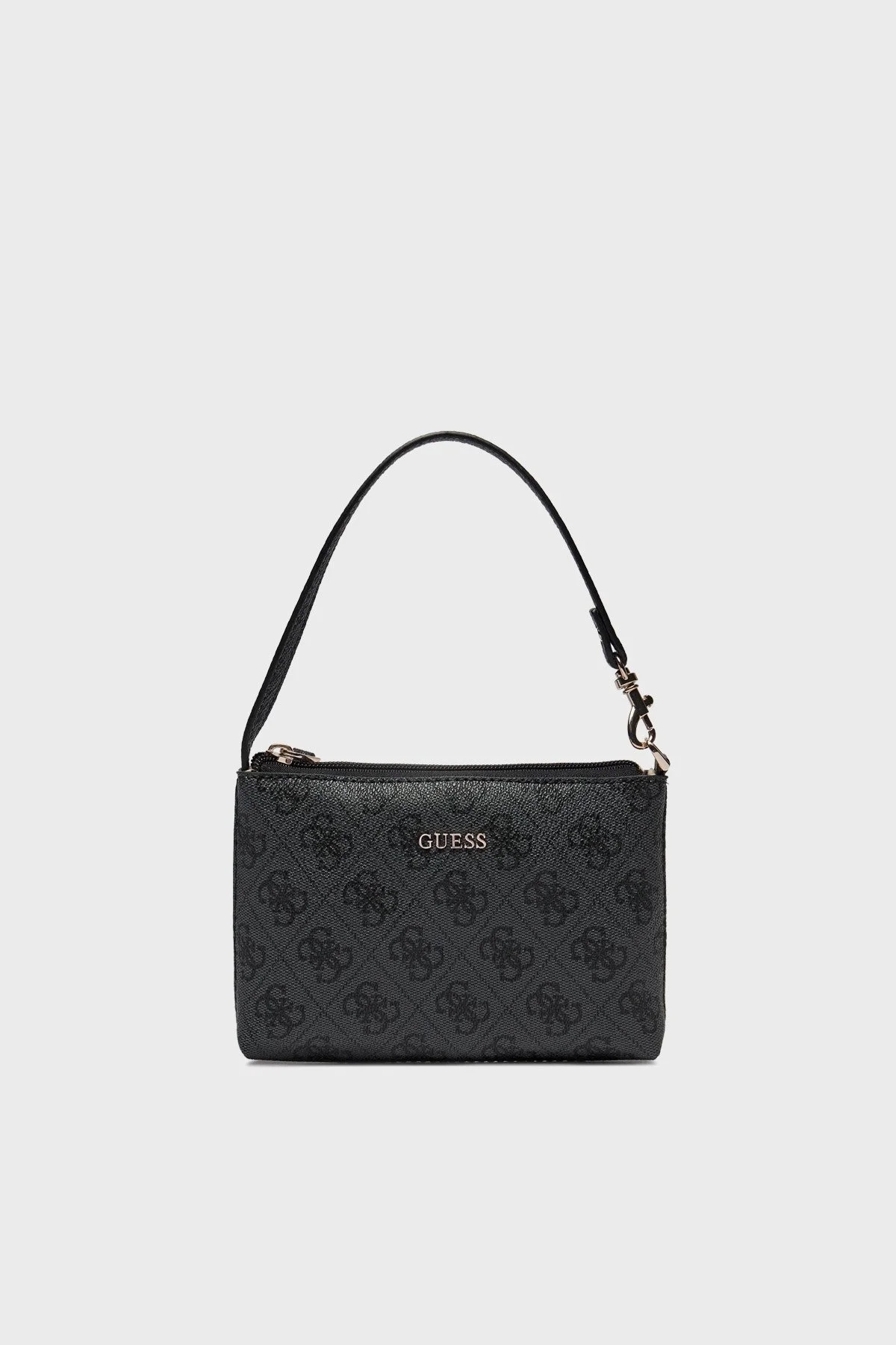 Guess Latona İç Bölmeli Mini Cüzdanlı Çıkarılabilir Uzatma Askılı HWSG9211750CLO Bayan Çanta HWSG9211750 CLO ANTRASİT - 4