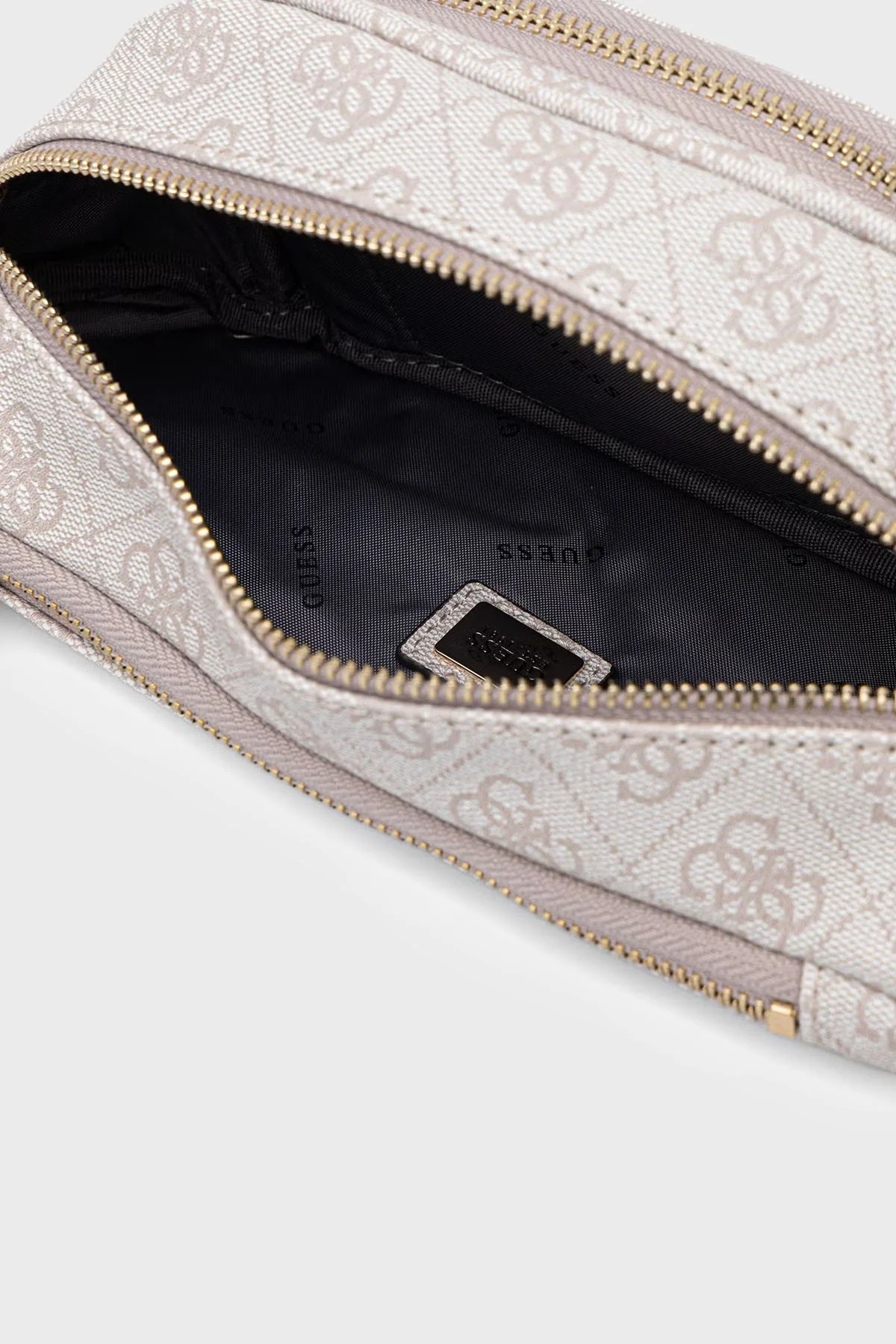 Guess Latona Logolu Çıkarılabilir Askılı TWHB9211080 Kadın Bel Çantası TWHB92 11080 BNN Krem - 5